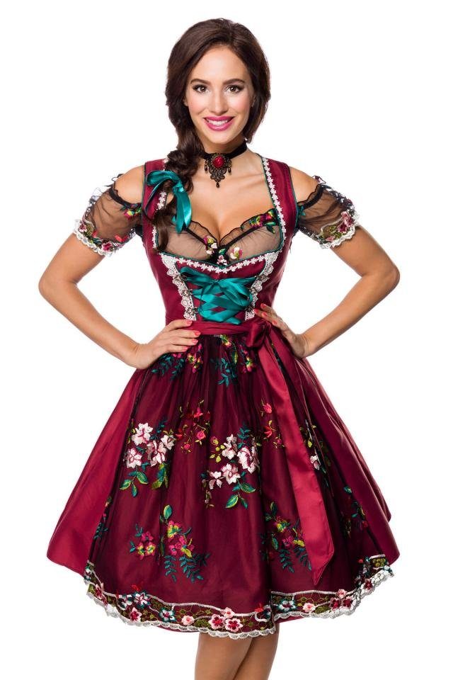 Dirndl Bluse Damen - Oktoberfest T-Shirt Mit Traditionellem Design