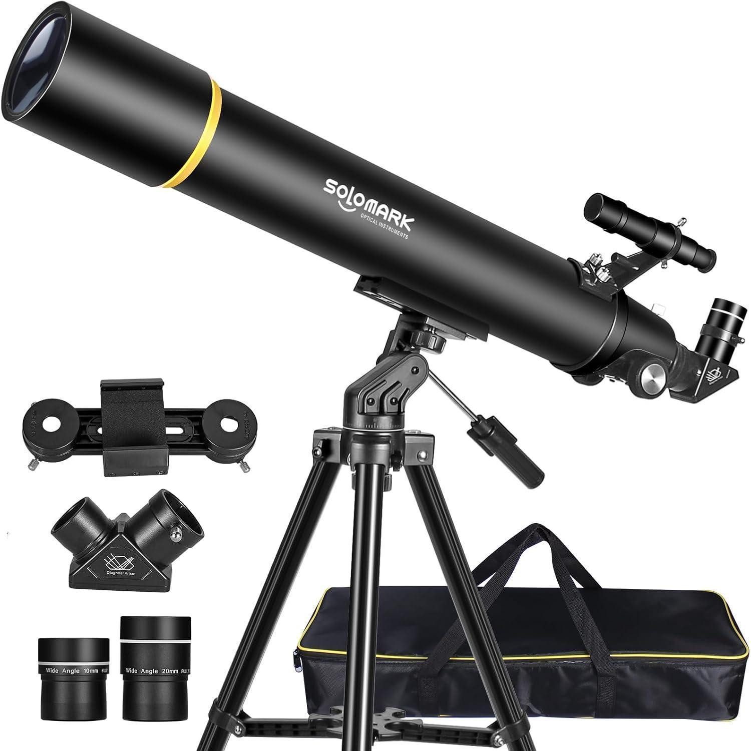 LuxusKollektion Linsenteleskop Teleskop 80mm Aperture 900mm Refraktor für