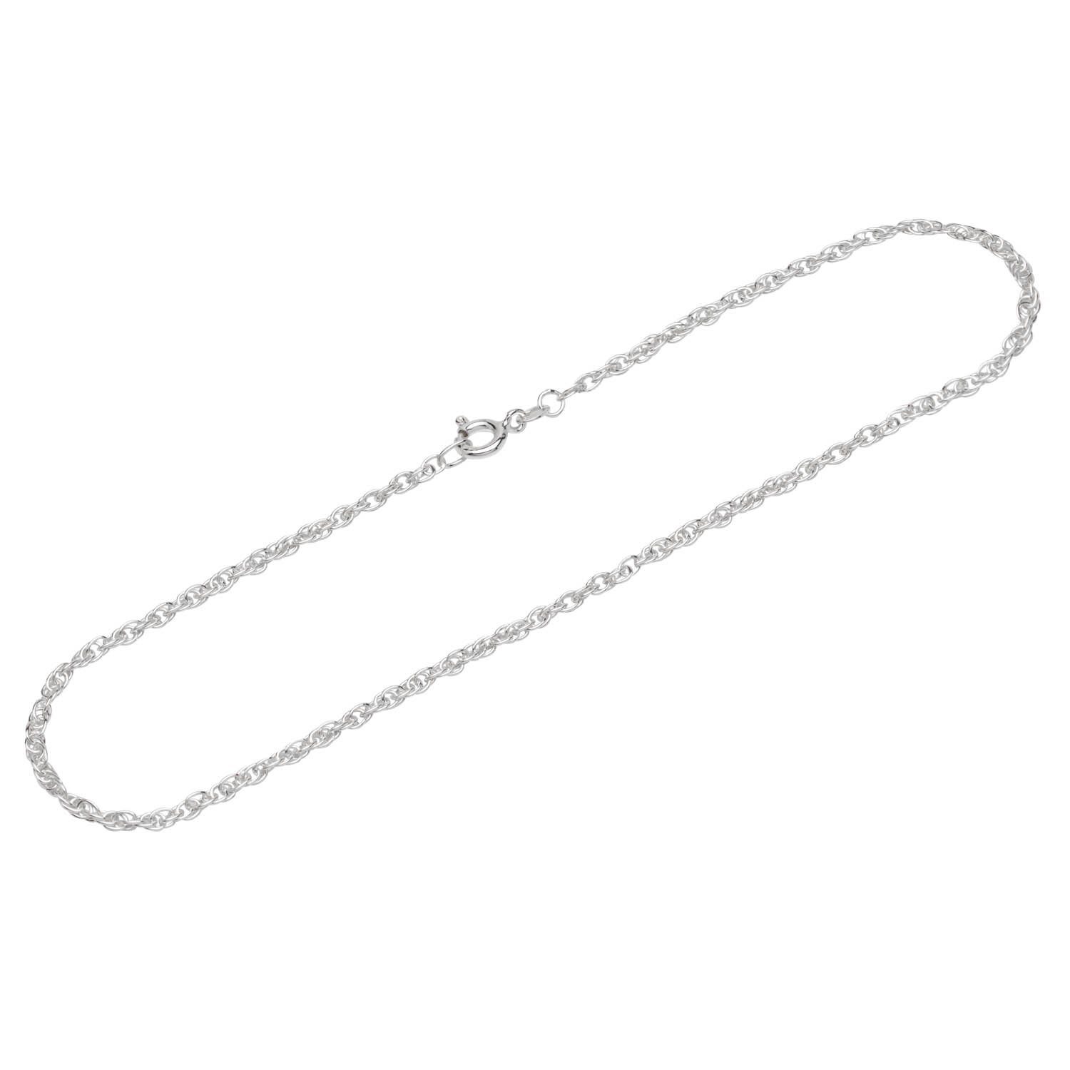 Fußkette Fusskette 925 Sterling Silber 26cm Doppelanker Ket