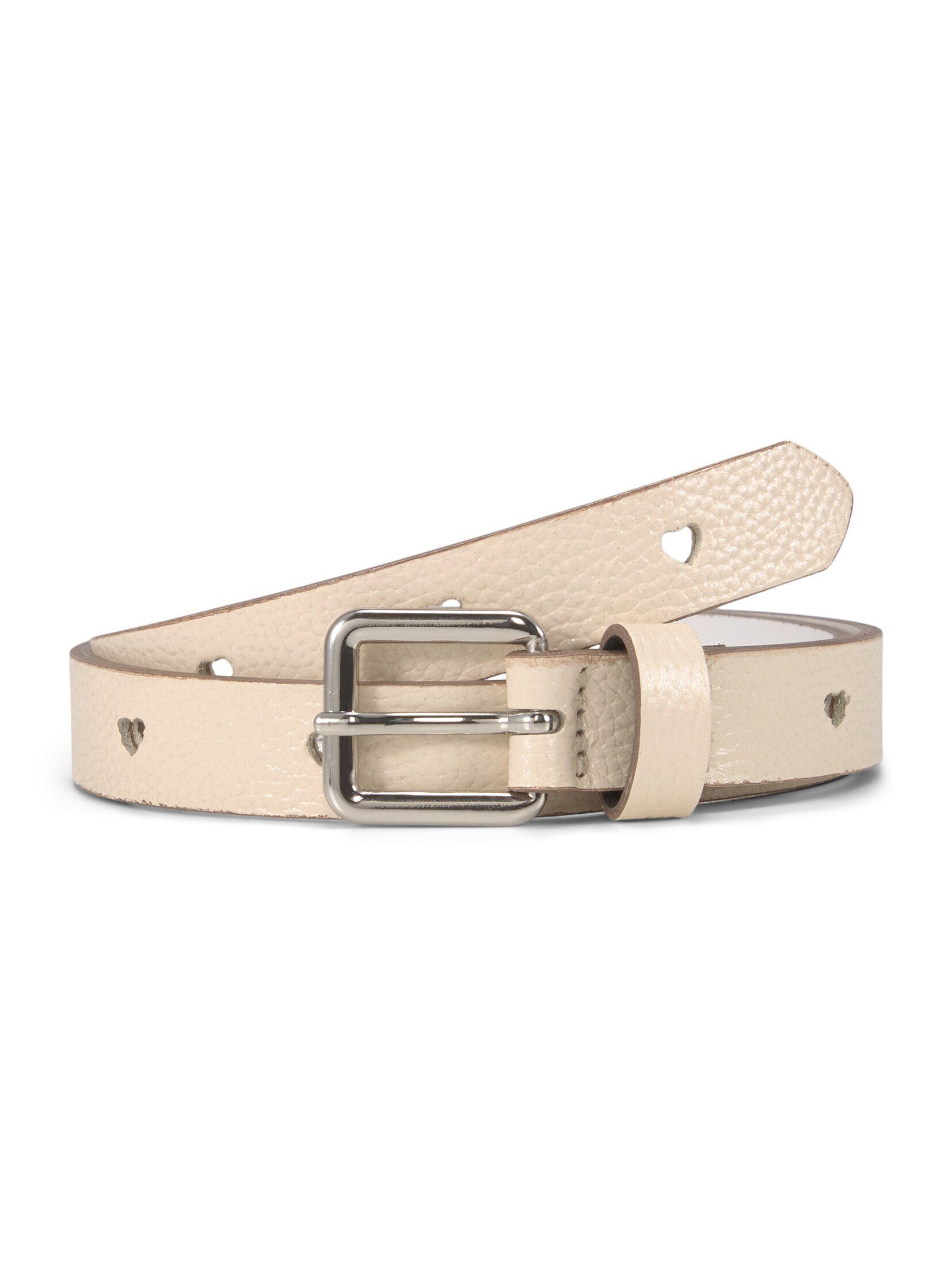 TOM TAILOR Ledergürtel Belts TTPEACH Kids schmaler Ledergürtel mit eckiger Dornschließe