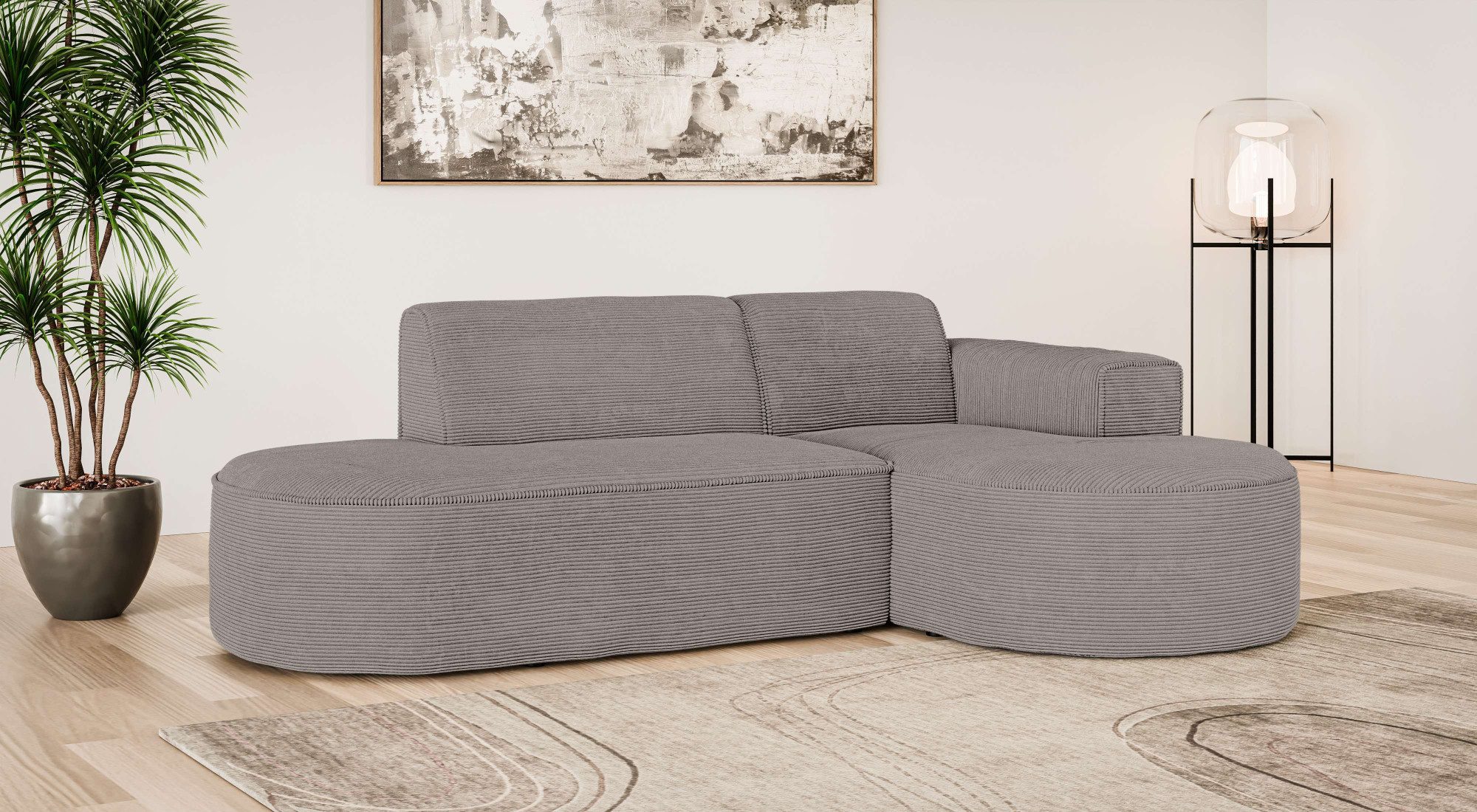 OTTO home Ecksofa ADELLA Design-Sofa mit Recamiere rechts/links, 248/159/76 günstig online kaufen