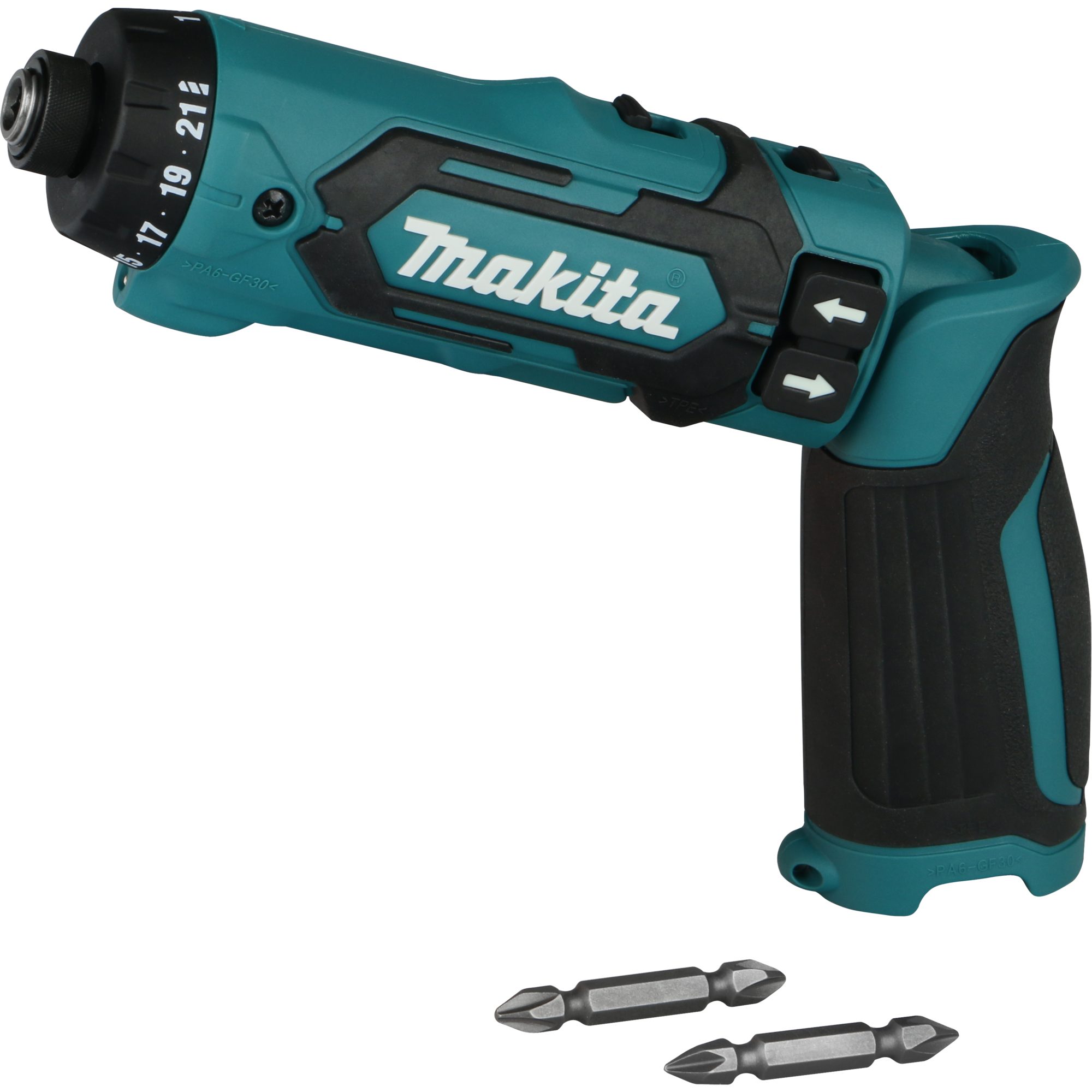 Makita Bohrmaschine Makita Akku-Knickschrauber DF012DZ, 7,2Volt, Bohrschrauber, (ohne Akku
