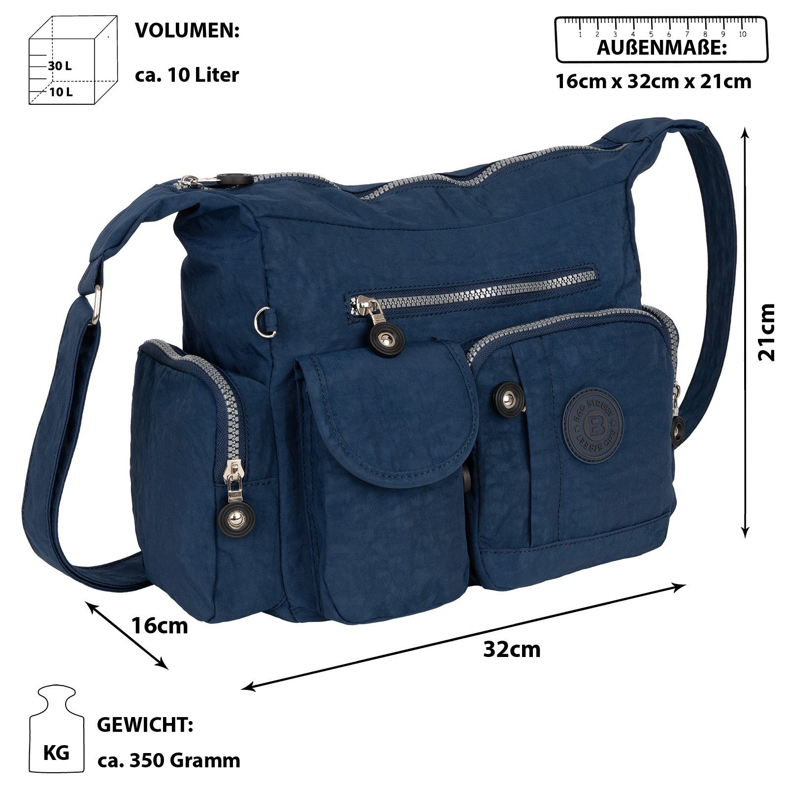 BAG STREET Umhängetasche Damentasche Umhängetasche Handtasche Schultertasch günstig online kaufen