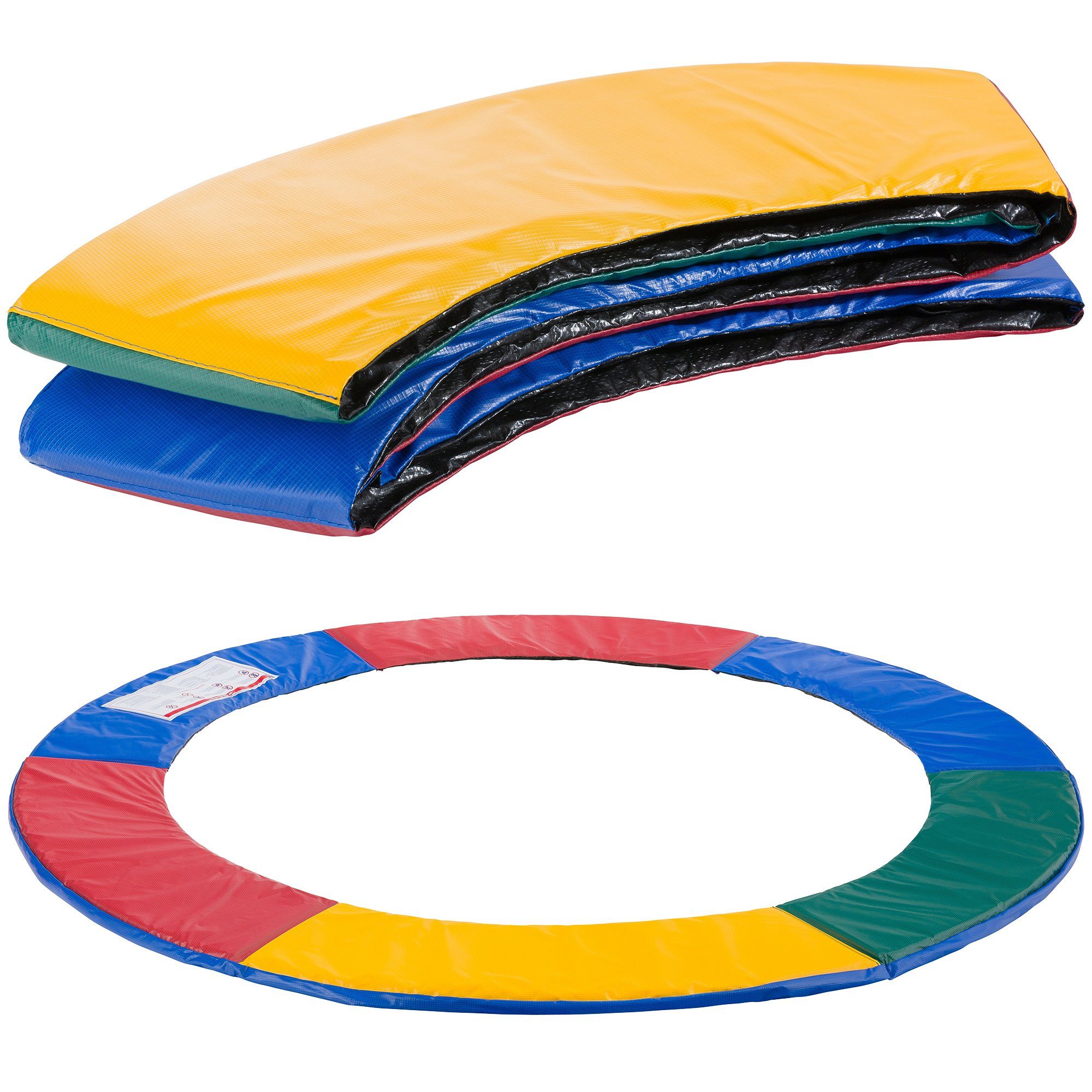 Arebos Trampolin-Randabdeckung Federschutz Ø 183 cm, Randschutz, PVC und PE, Reißfest, UV-resistente und wasserbeständige