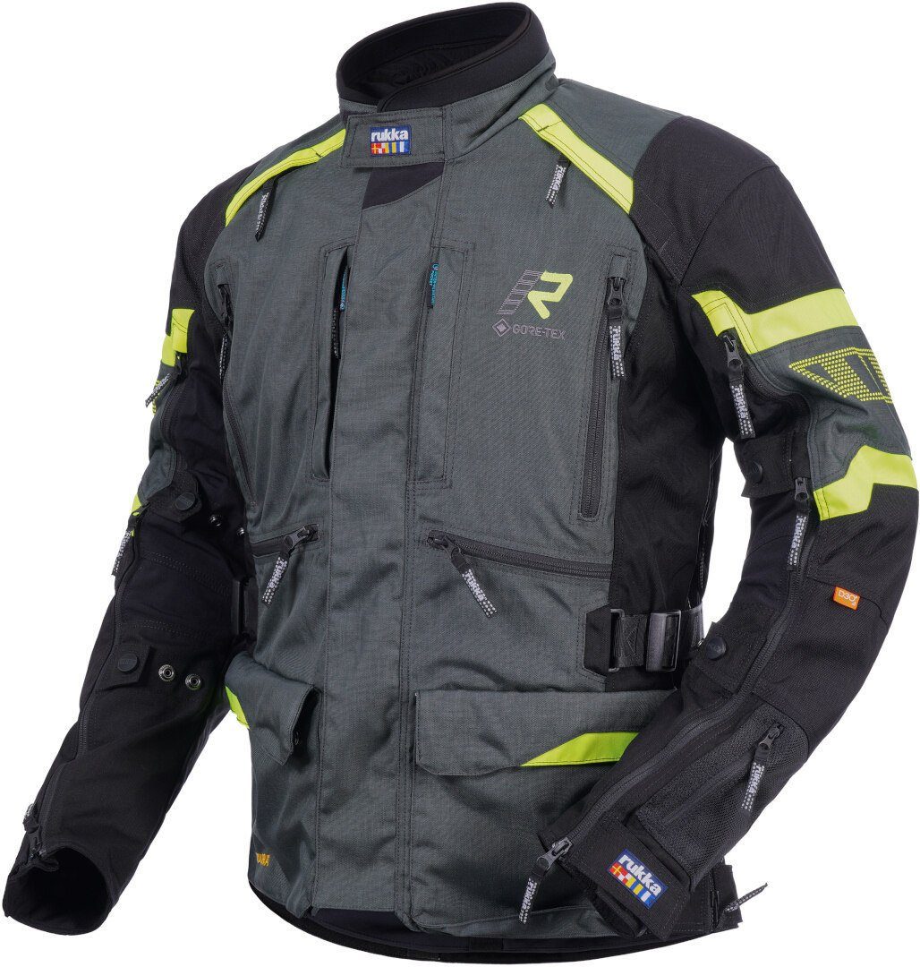 Rukka Motorradjacke Madagasca-R Motorrad Textiljacke Wasserdicht protektoren abriebfest herausnehmbares reißverschluss wa