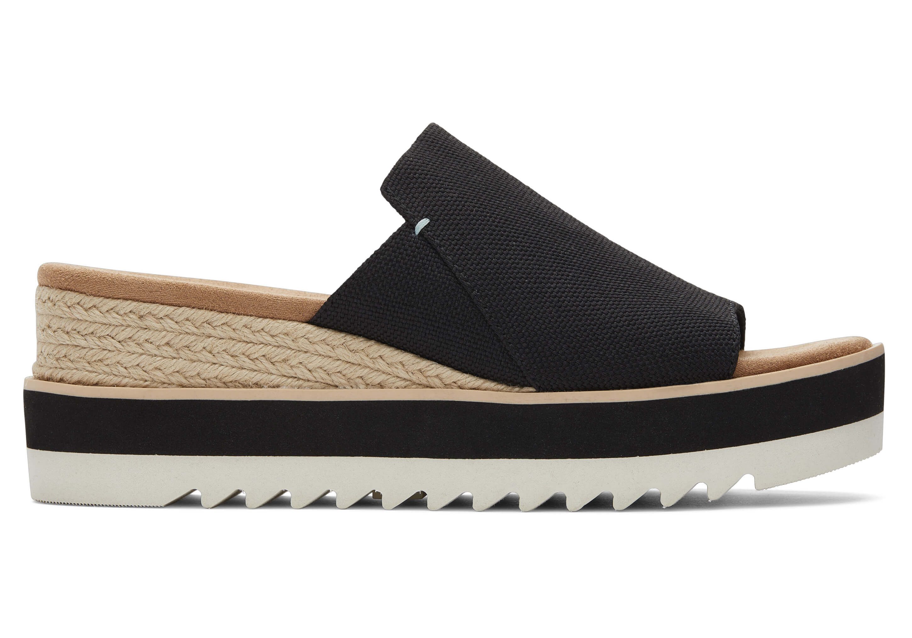 TOMS Diana Mule Natural Sandal Plateausandale