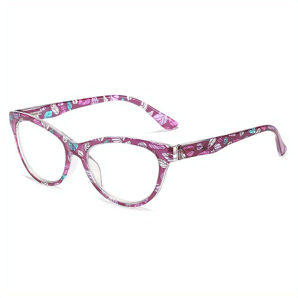 PACIEA Lesebrille Cat Eye Blaulichtfilter Computerbrille Ultraleicht Damen Herren Unisex lila | Brillen
