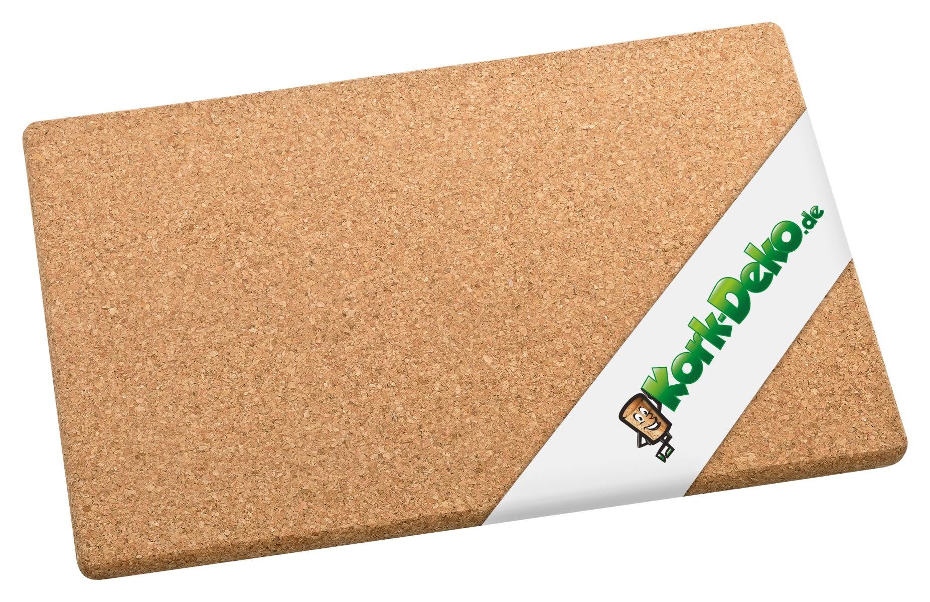 Kork-Deko.de Topfuntersetzer XXL Topfuntersetzer aus Kork 45×30 cm – hitzebeständig, rutschfest