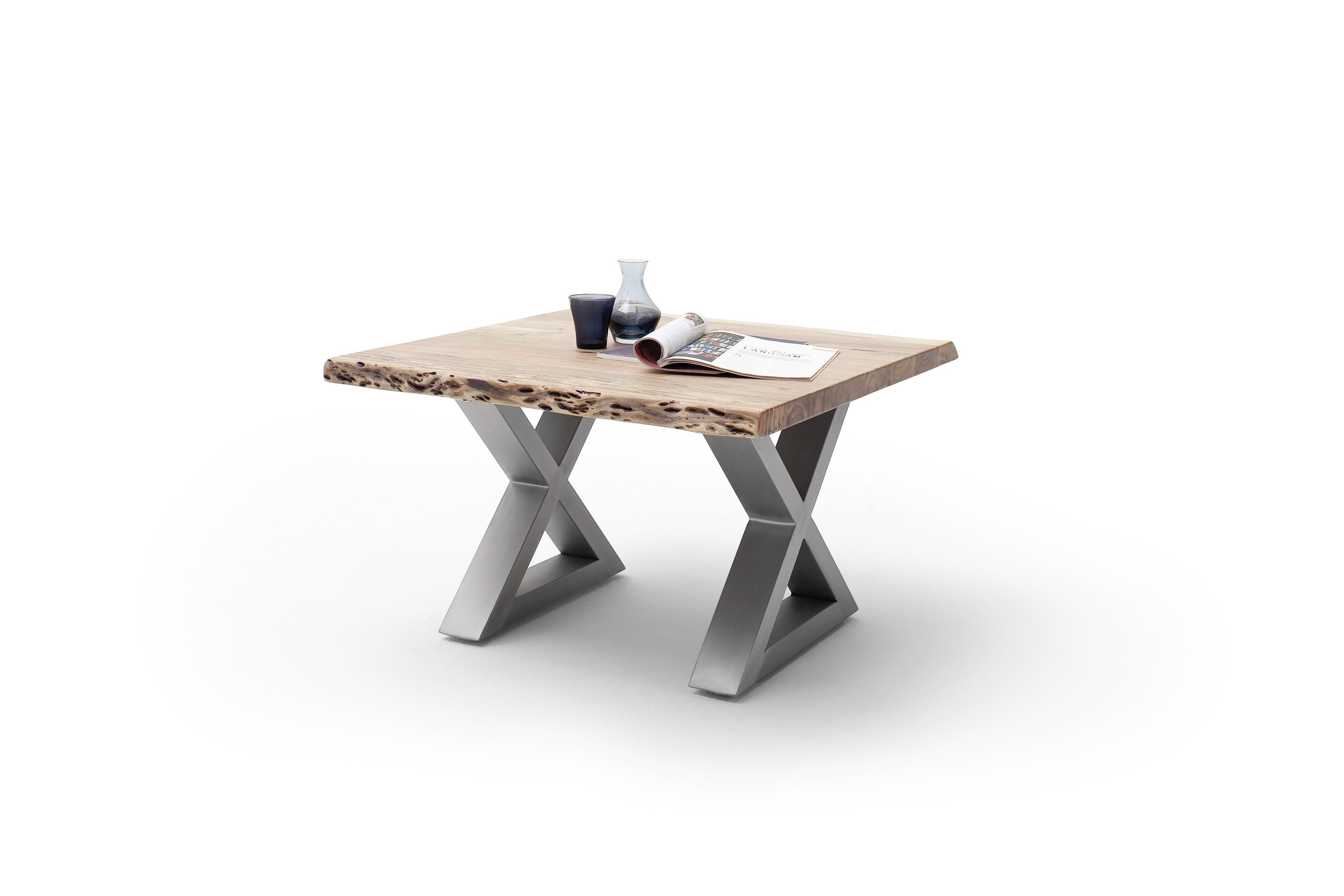 freiraum Couchtisch CARTAGENA, in Akazie natur, massiv lackiert - 75x45x75cm (BxHxT)