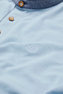 bugatti Poloshirt mit Stehkragen