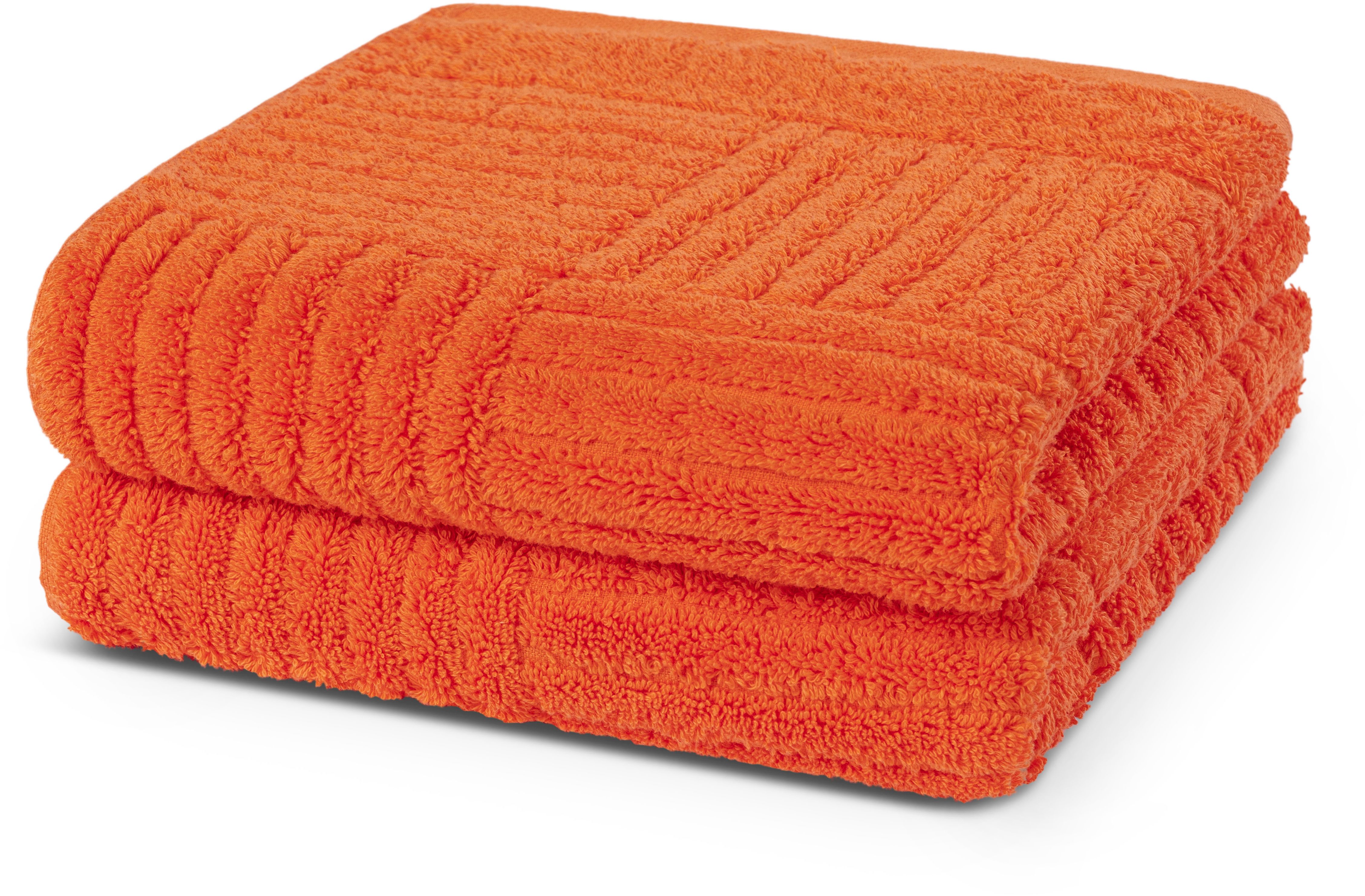 ROSS Handtücher CARRE, Frottier (Packung, 2-St), 100% Baumwolle, Rippenstru günstig online kaufen