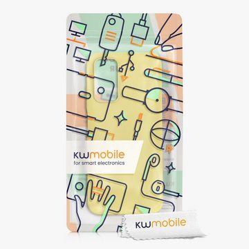 kwmobile Handyhülle Hülle für Xiaomi Redmi Note 11 / Note 11S, Hülle Silikon - Soft Handyhülle - Handy Case Cover - Strahlend Gelb