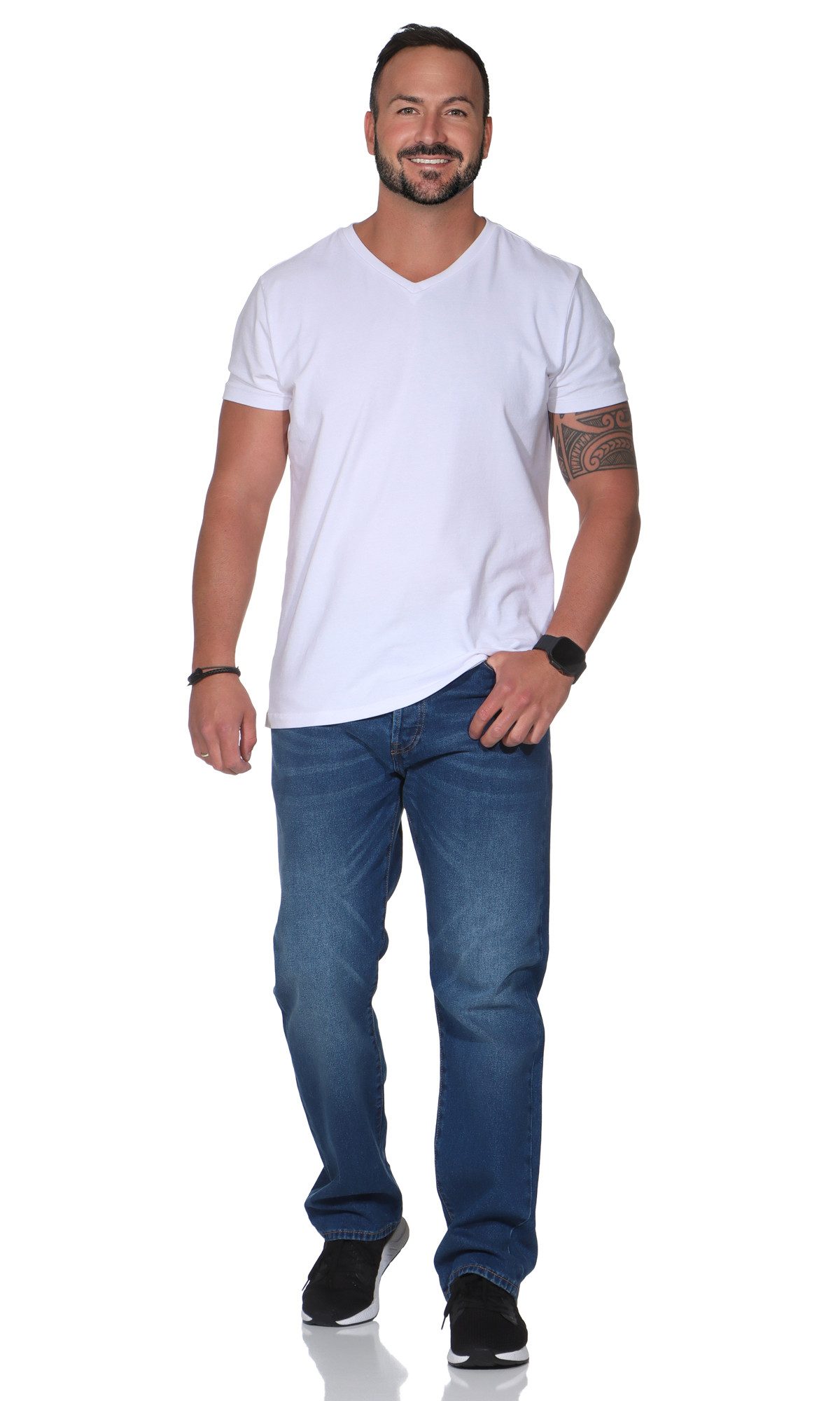 Levi's® Straight-Jeans Herren Jeans 501® LEVI'S ORIGINAL gerader Passform, robuster Denim – Bild 5 von 5