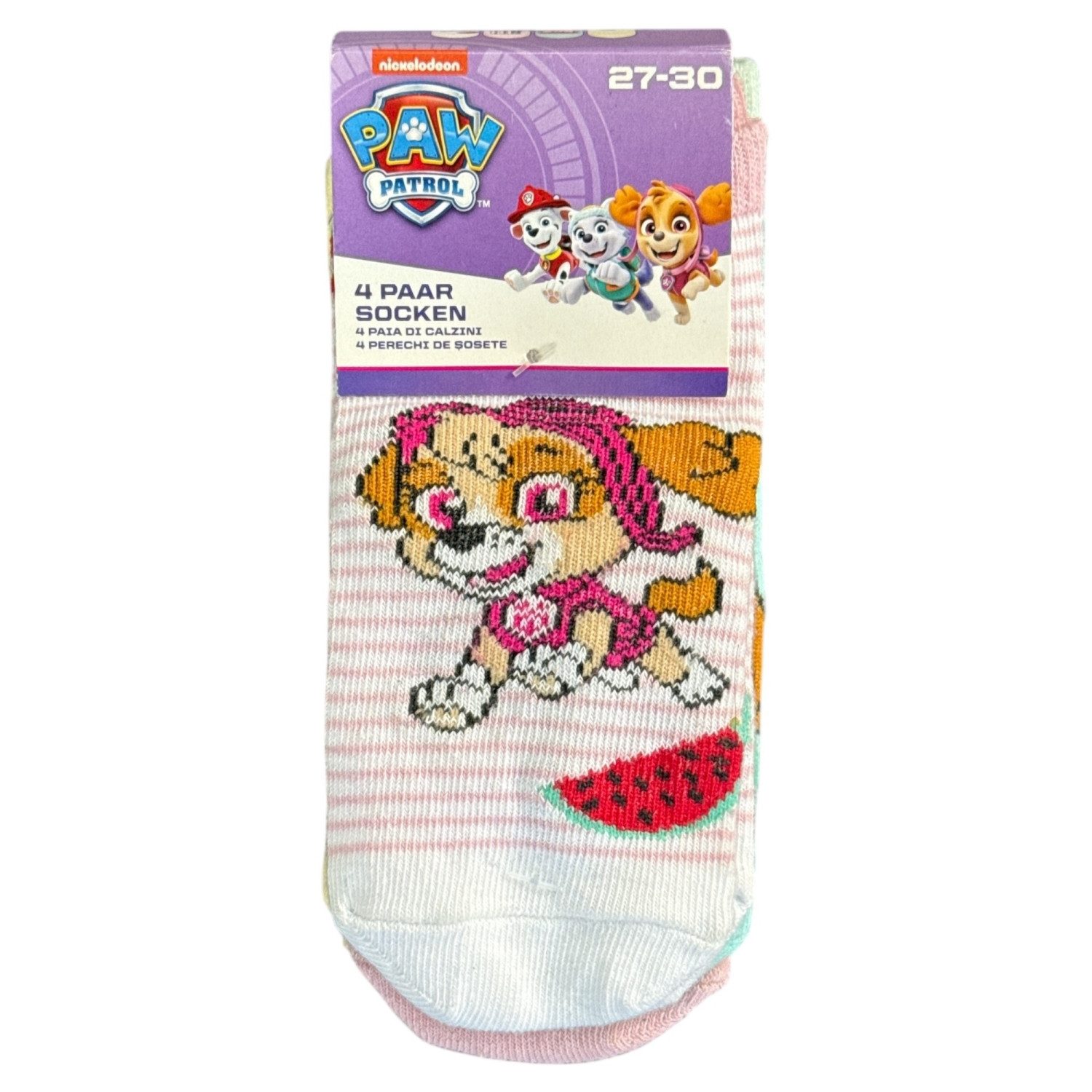 Freizeitsocken 4er Pack Kinder Socken Mädchen Strümpfe Gr. 27-30
