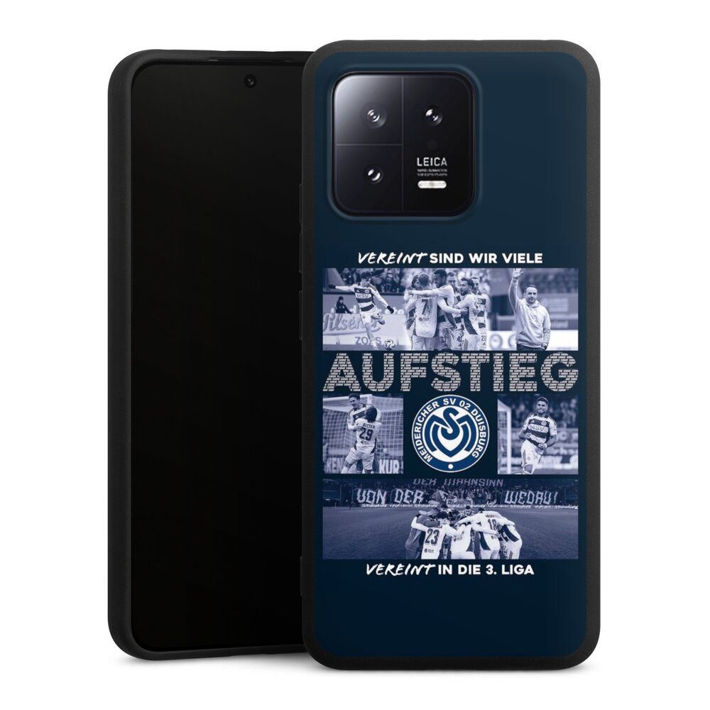 DeinDesign Handyhülle MSV Duisburg Aufstieg Offizielles Lizenzprodukt, Xiaomi 13 Silikon Hülle Premium Case Handy Schutzhülle
