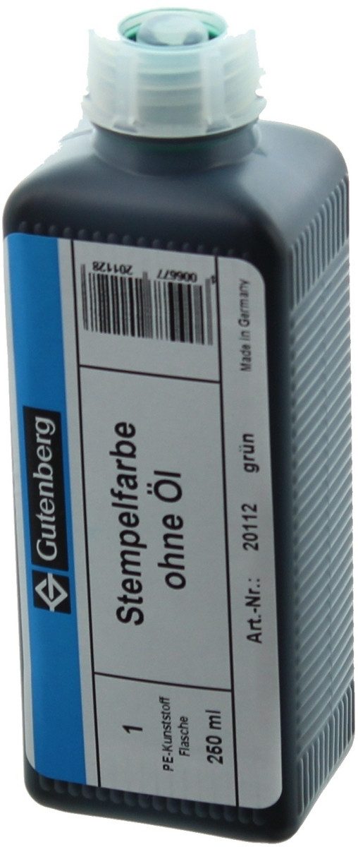 Stempel Stempelfarbe ohne Öl 250ml grün