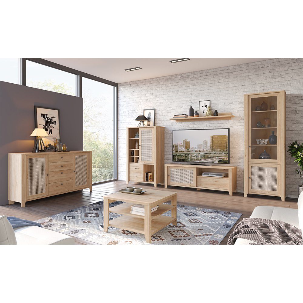 Lomadox Wohnzimmer-Set CREMONA-129, (Mega-Spar-Set, 6-St., 6-tlg), günstig online kaufen