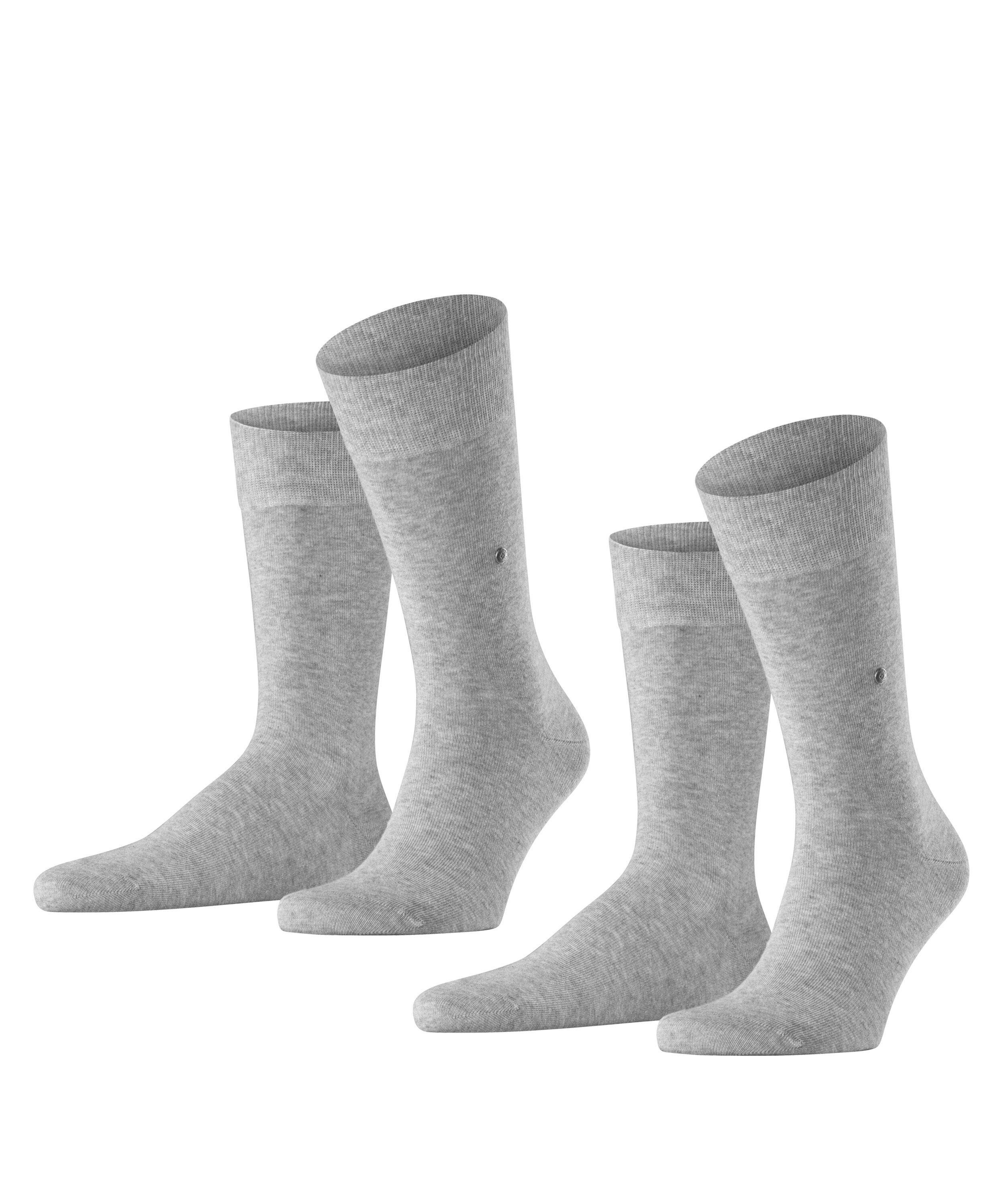 Burlington Socken Everyday 2-Pack (2-Paar) light grey (3400)