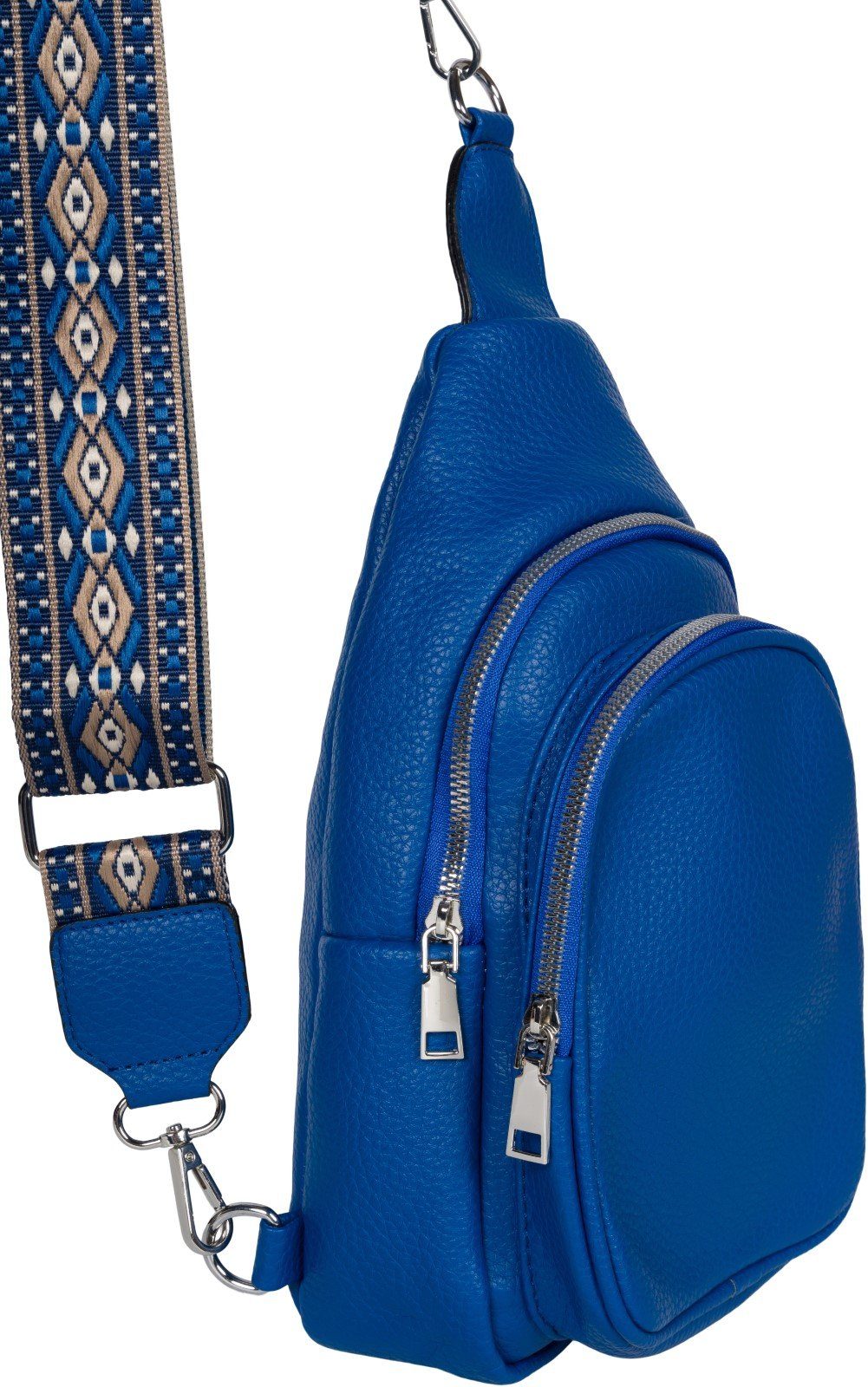 styleBREAKER Umhängetasche One Shoulder Rucksack Gemusterter günstig online kaufen