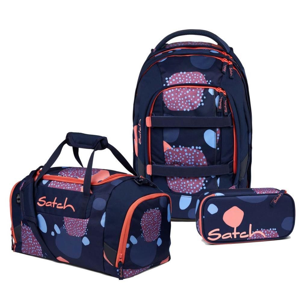 Satch Schulrucksack Pack (Set, inkl. Schlamperbox und Sporttasche)