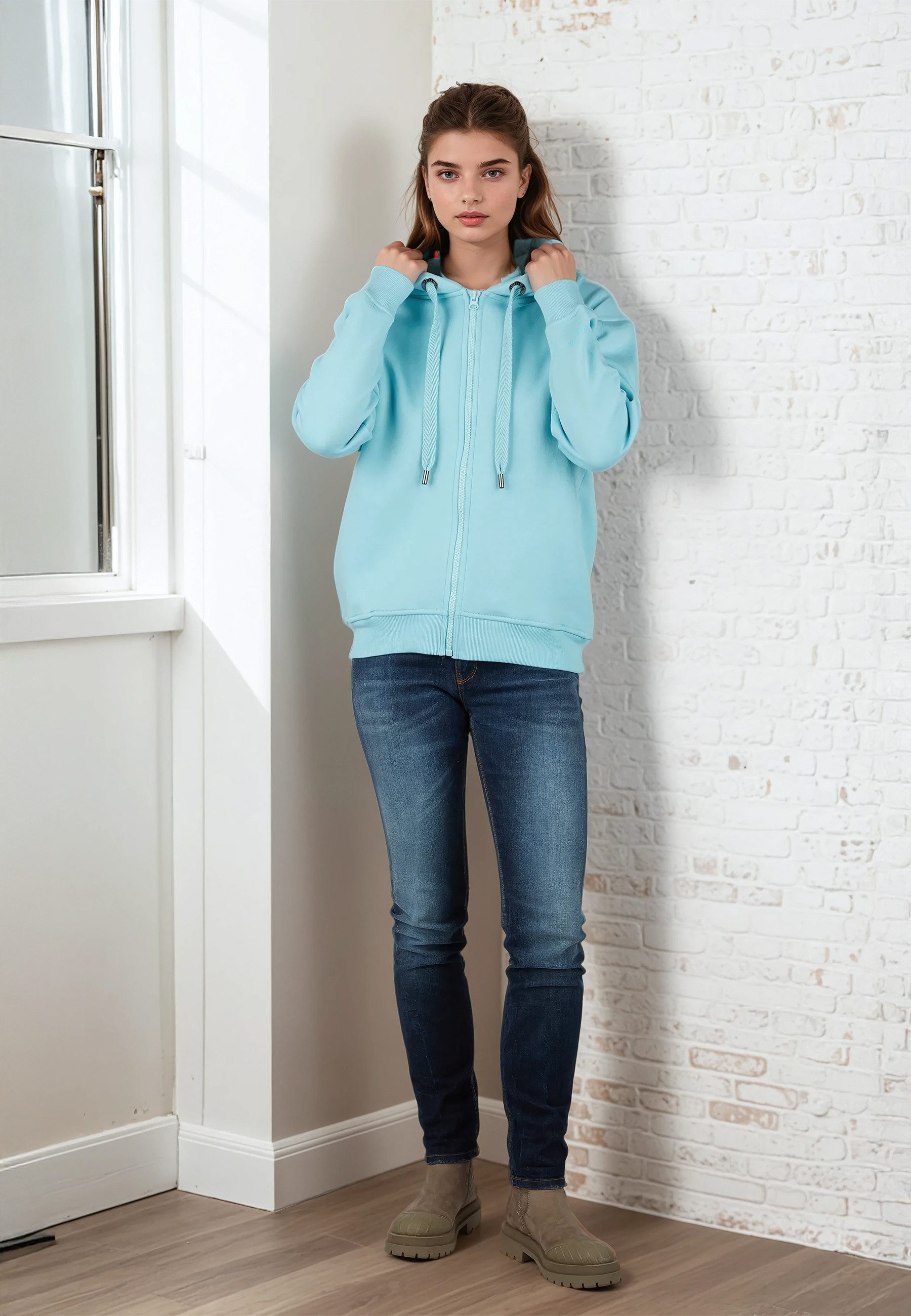 salzhaut Sweatjacke TOPE Damen Relaxed-Fit weiche, günstig online kaufen