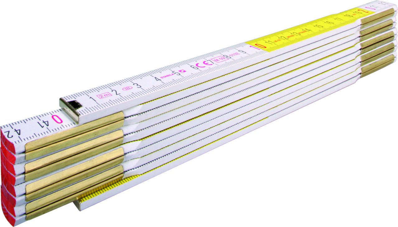 Stabila Zollstock Stabila Holz-Gliedermaßstab 2 m Typ 617 Holz