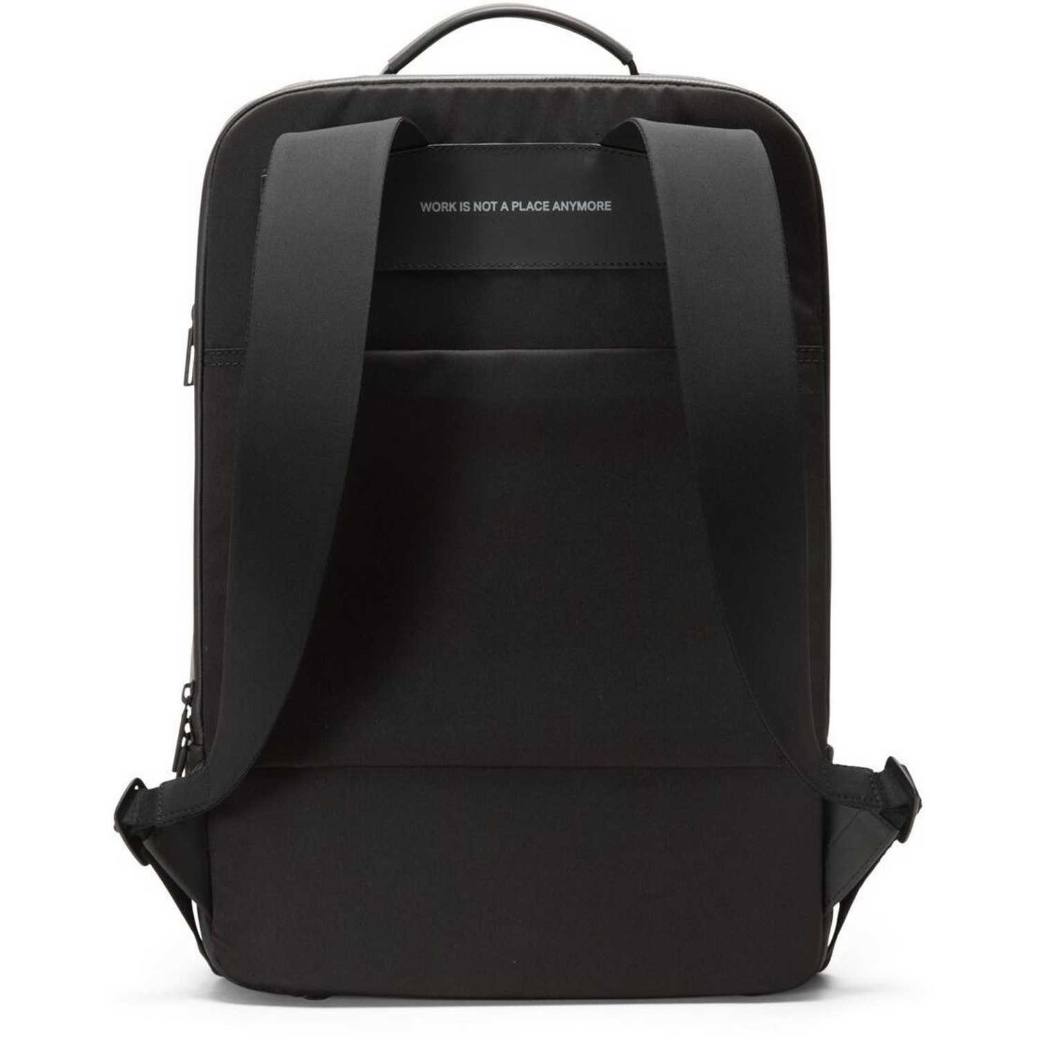 Salzen Freizeitrucksack Rucksack Originator Leather Total Black