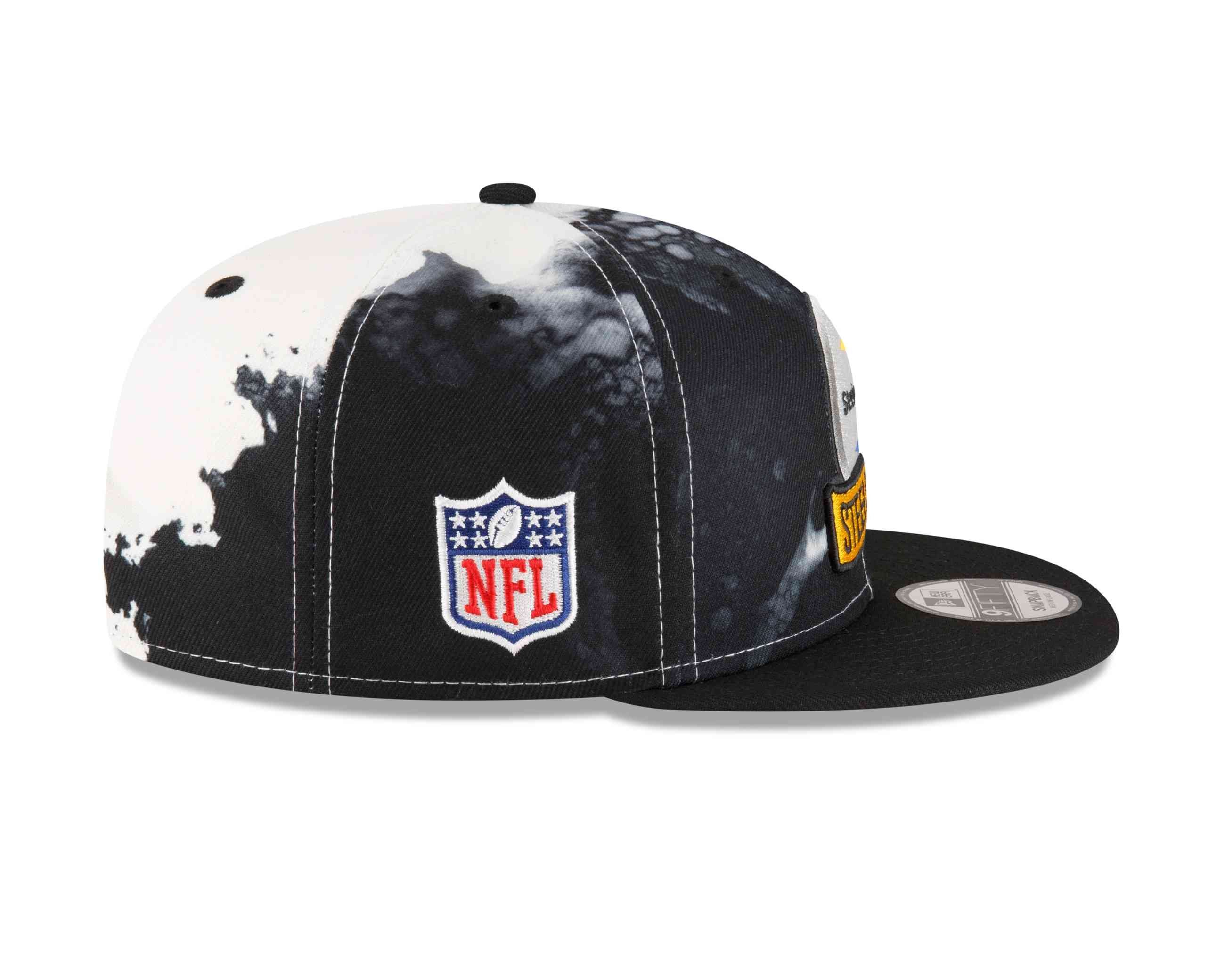 New Ink Steelers Sideline NFL Era 2022 9Fifty Pittsburgh Snapback Cap