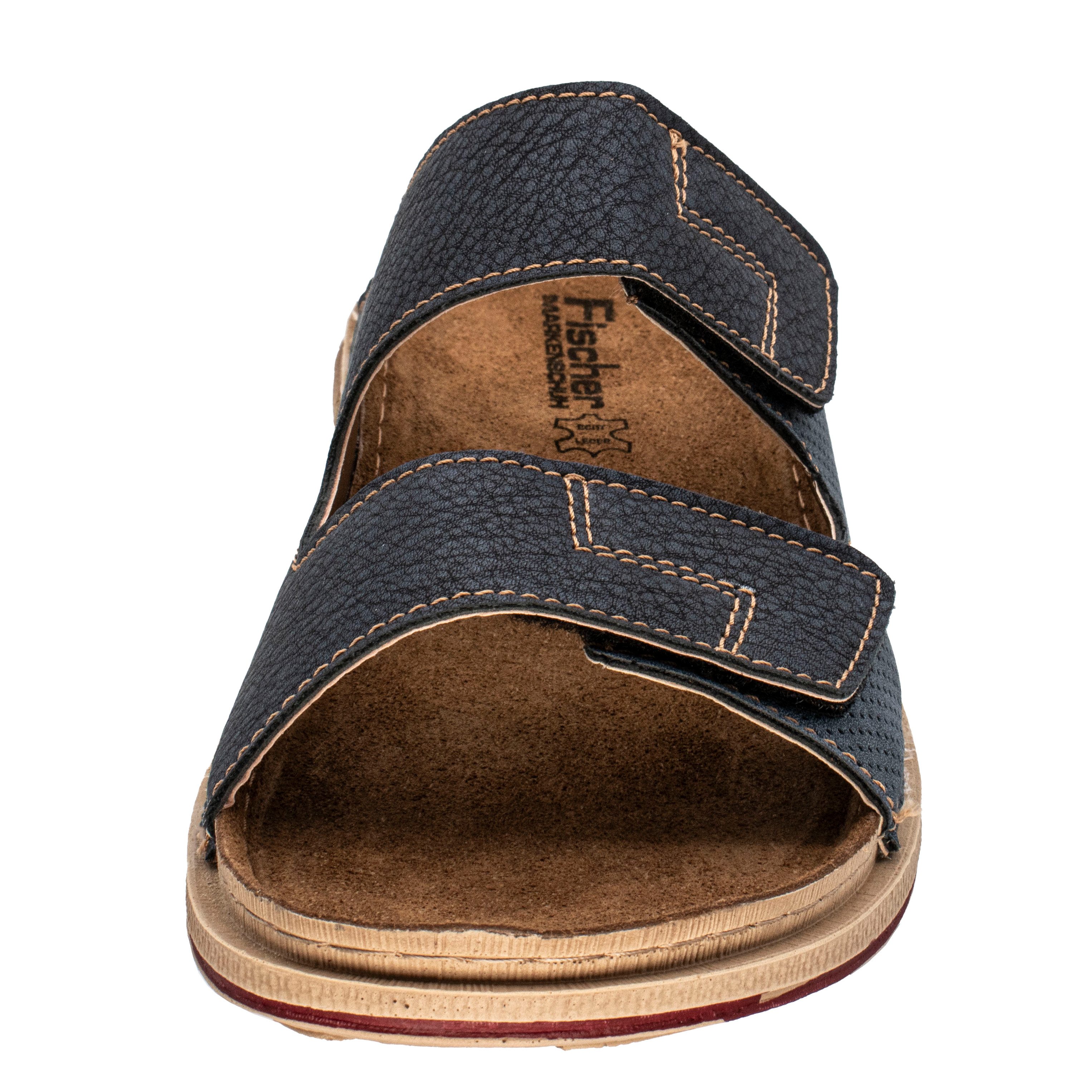 Fischer-Markenschuh Franz Pantolette aus Nappalino, mit Synthetik-Futter, mit gepolstertem Lederfußbett – Bild 4 von 5