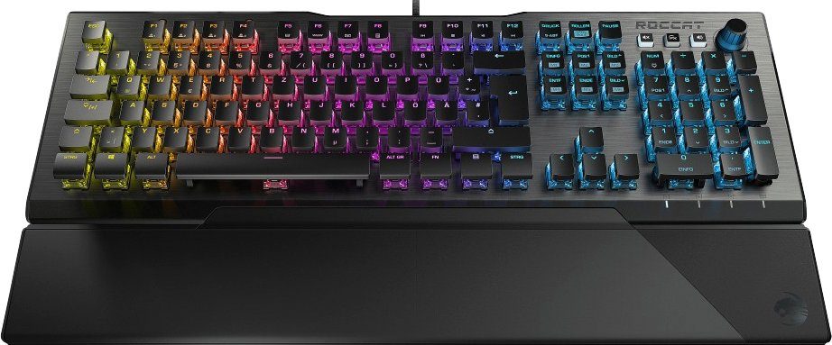 ROCCAT "Vulcan 120 AIMO", mechanische, taktile Tasten Gaming-Tastatur (Multimediatasten)