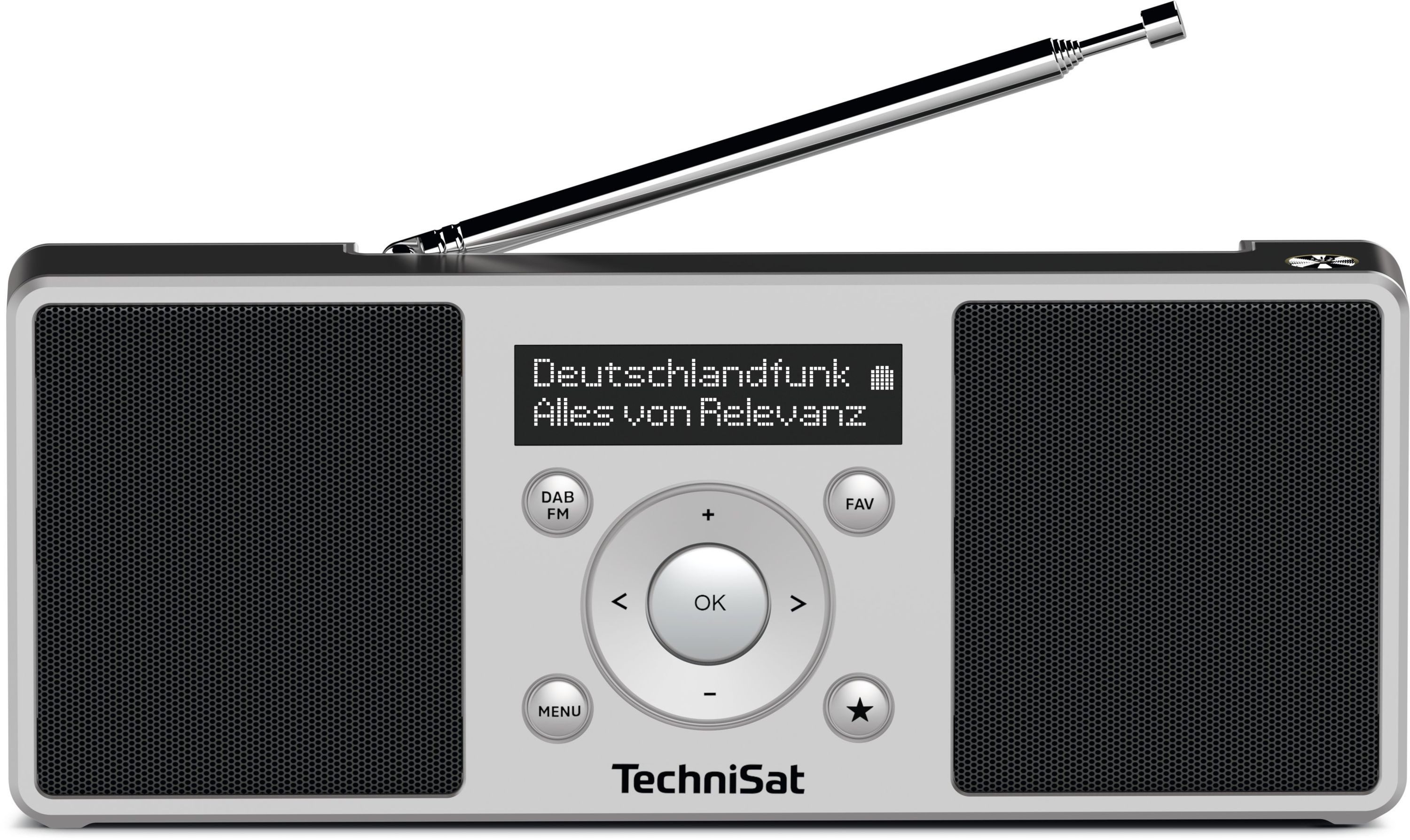 TechniSat DIGITRADIO 1 S Digitalradio (DAB) (Digitalradio (DAB), FM-Tuner mit RDS, 2 W, Stereo, Wechselakku, bis zu 10 Stunden Akku, Made in Germany)