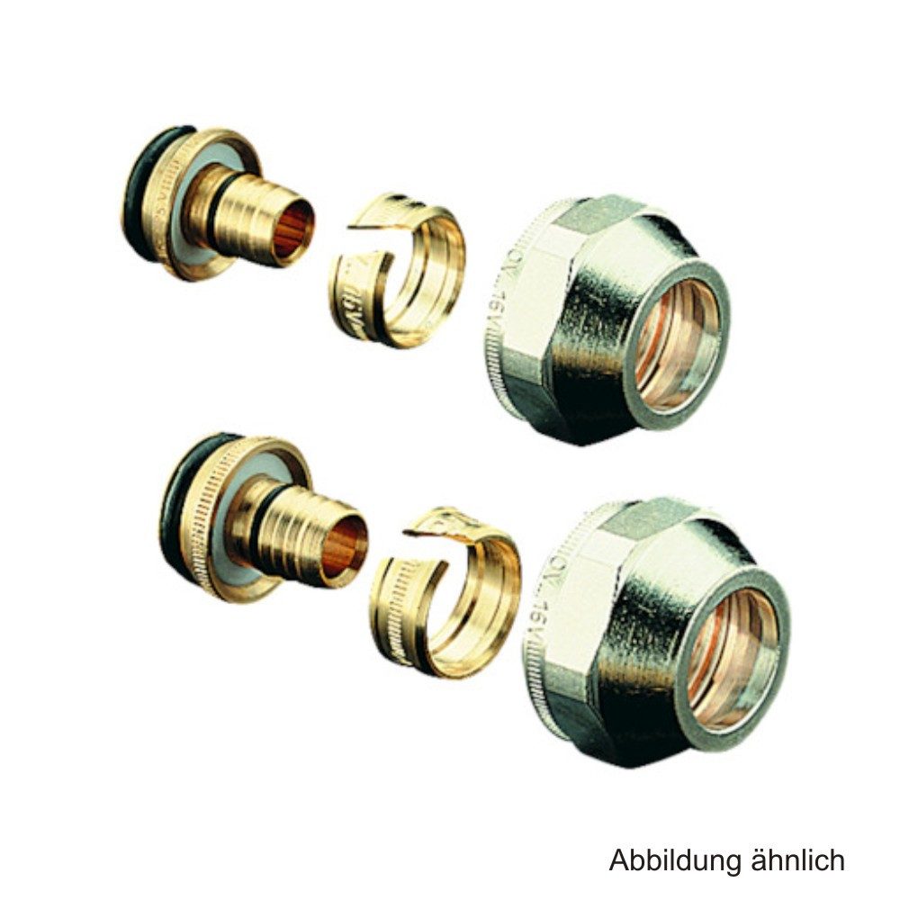 Wasserrohr Oventrop Klemmringverschraubung Cofit S 16 x 2,0 mm x G ¾ ÜM, 2fach, 1