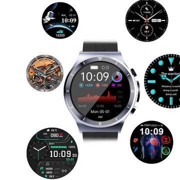 Diida T30 Smartwatches für iOS und Android,Sportuhren,Bluetooth Smartwatch, Messung von Blutzucker, Herzfrequenz, Blutsauerstoff, Schlaf