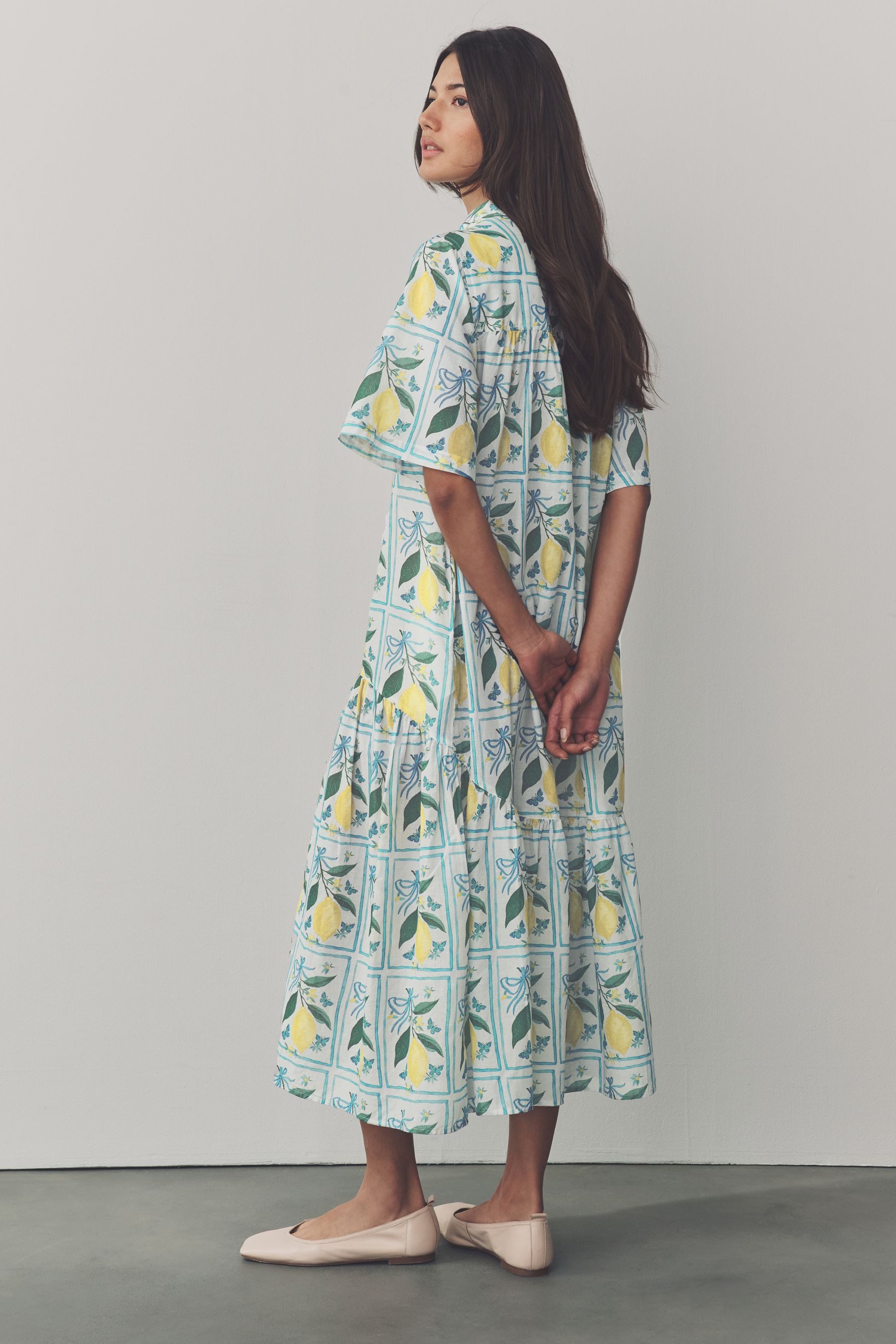 Next Maxikleid Maxikleid 100 % Baumwolle günstig online kaufen