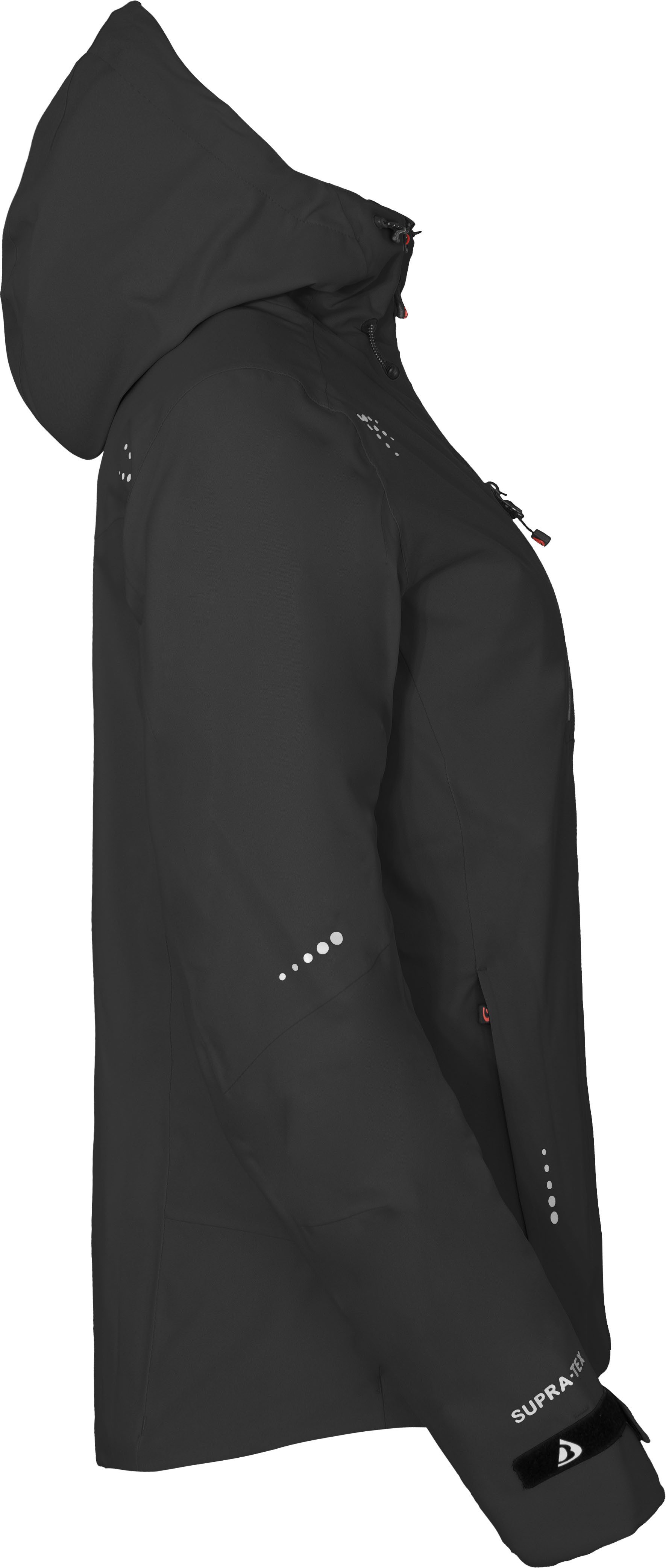Bergson Regenjacke LEKNES Thermo Damen Regenjacke, leicht wattiert, recycelt, 20000 mm Wassersäule, No