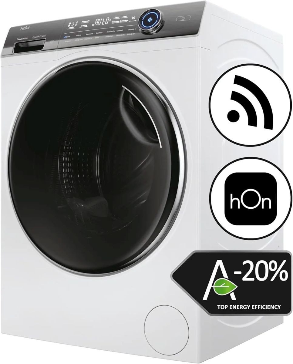Haier Waschmaschine I-Pro Series 7 Plus HW120-B14979EU1, 12 kg, 1400 U/min – Bild 2 von 4