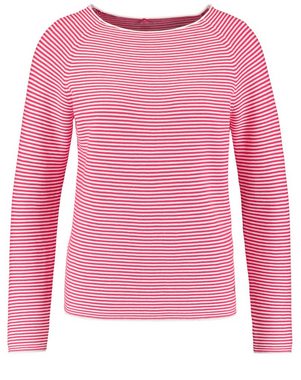 GERRY WEBER Rundhalspullover Fein geringelter Pullover