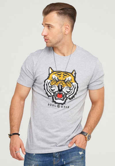 SOULSTAR T-Shirt »JAKARTA« mit lässigem Tigerprint
