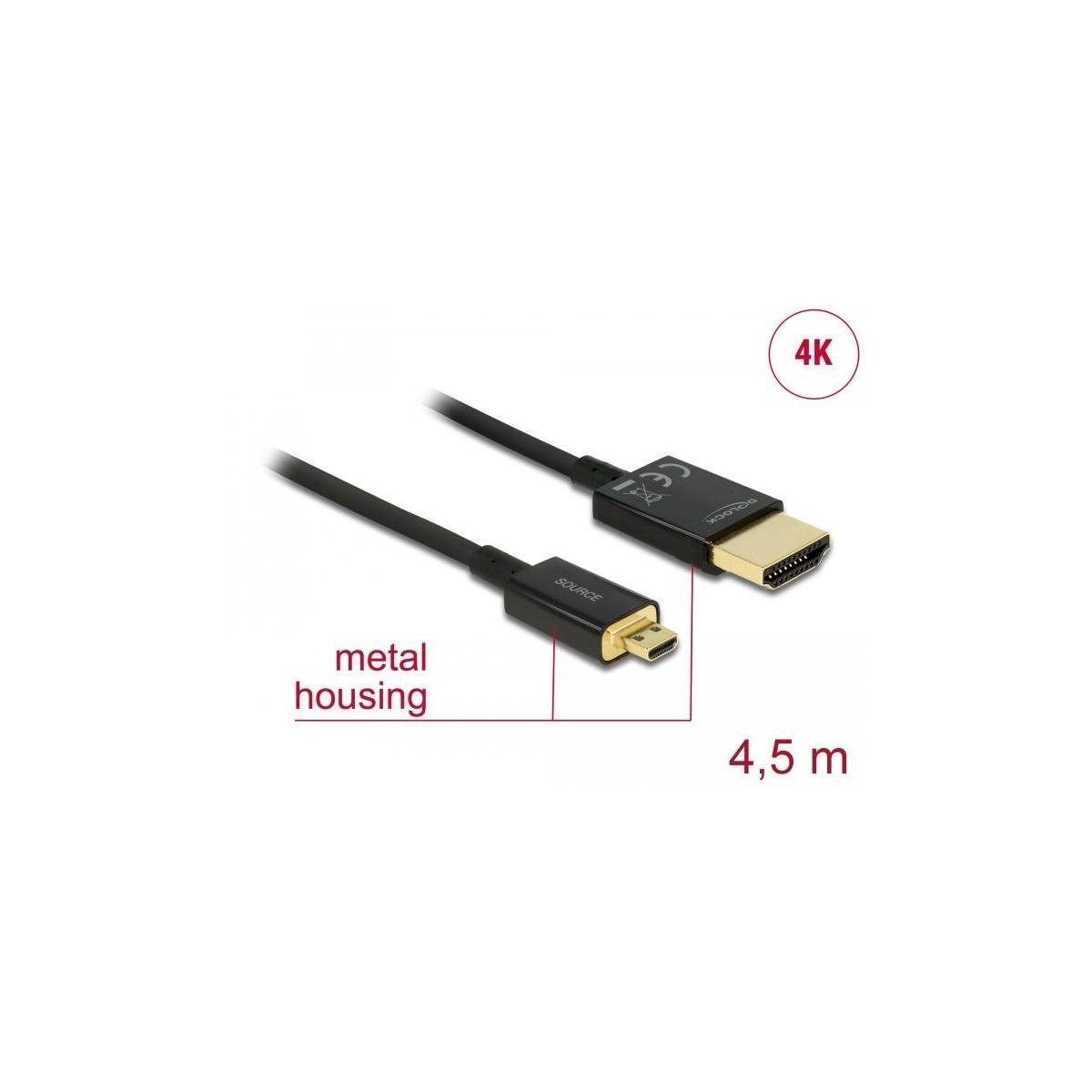 Delock 84785 - Kabel HDMI HDMI-A, mit Ethernet cm) (450,00 HDMI Speed High HDMI-A... Computer-Kabel