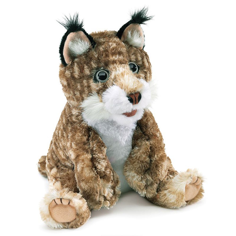 Folkmanis Handpuppen Handpuppe Folkmanis Handpuppe Luchsbaby 3158 (Packung)