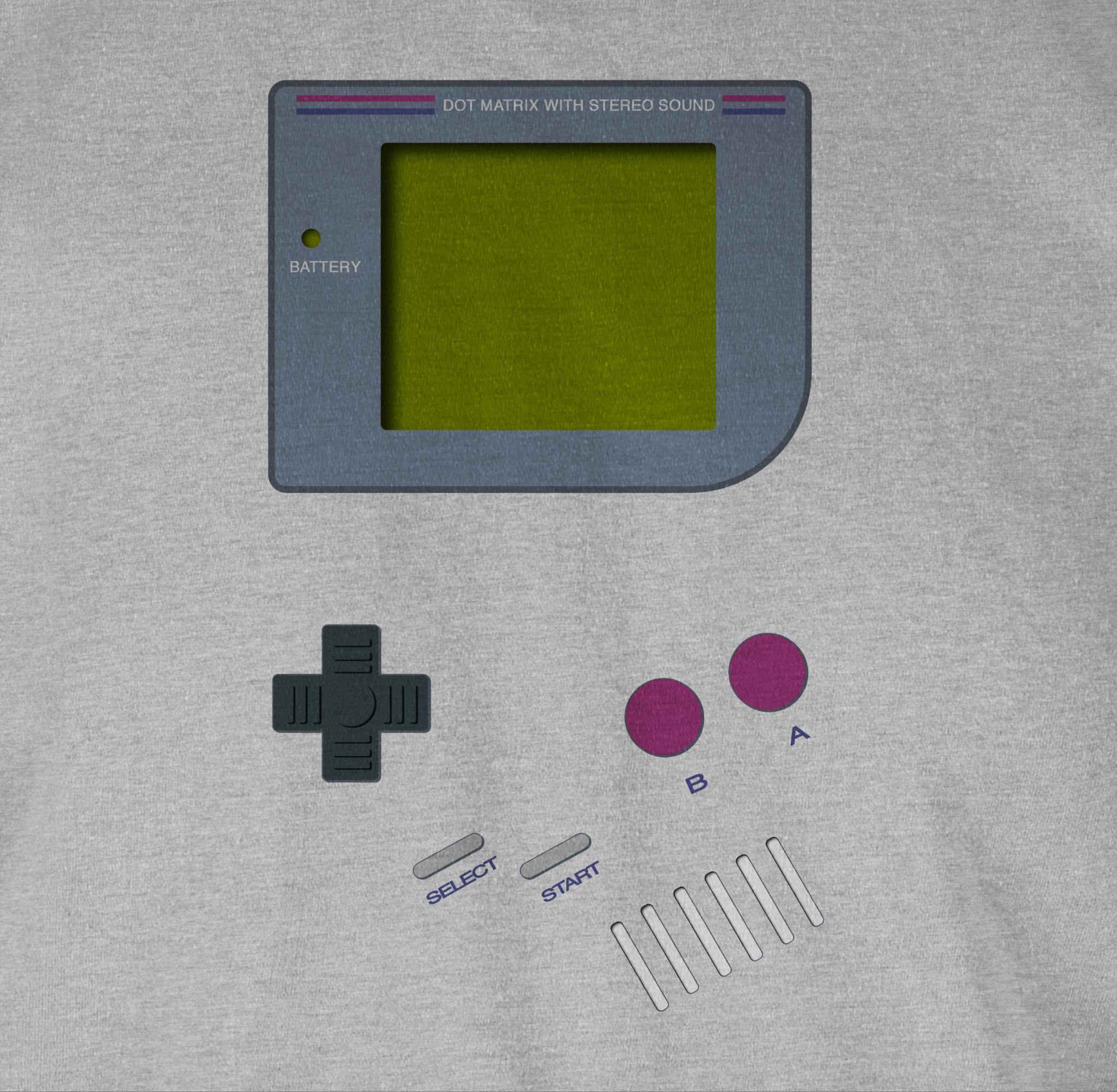 Shirtracer Rundhalsshirt Gameboy, Nerds I 90s I 90iger I Fastnacht I Fasnacht I Fasnet Karneval & Fasching