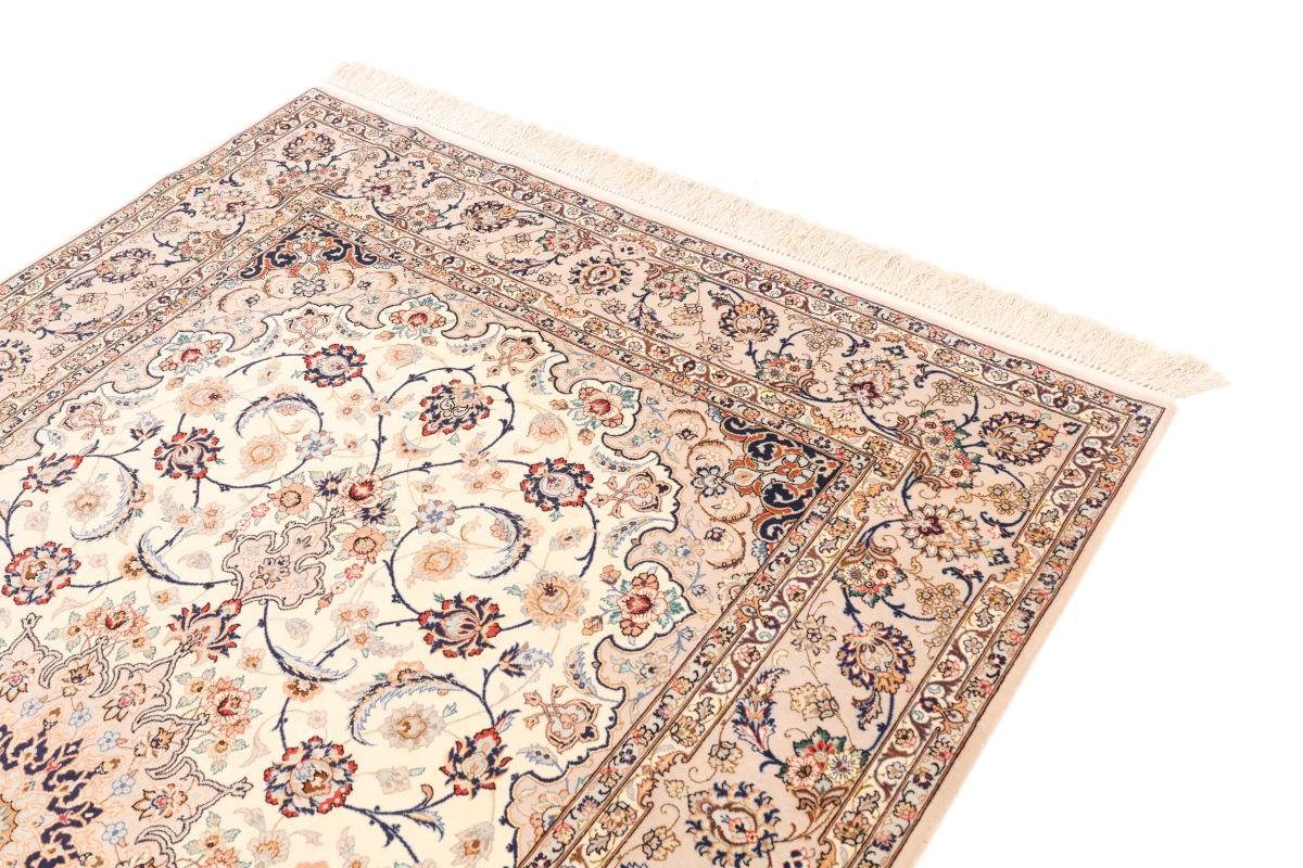 Orientteppich Isfahan Seidenkette 152x229 Handgeknüpfter Nain Trading, Höhe: 6 rechteckig, mm Orientteppich