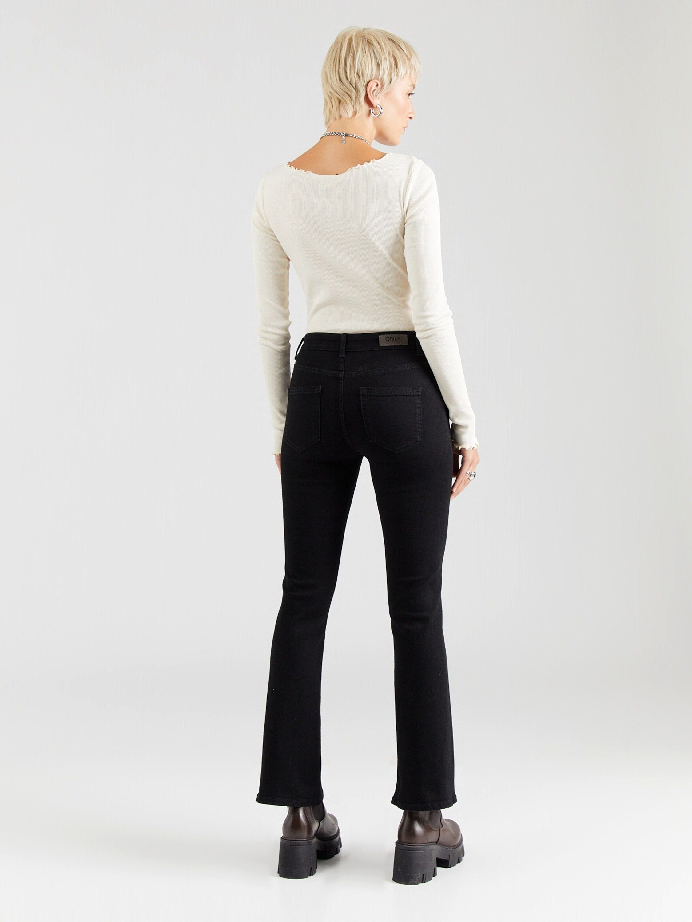 ONLY Bootcut-Jeans ONLBLUSH (1-tlg) Plain/ohne Details günstig online kaufen