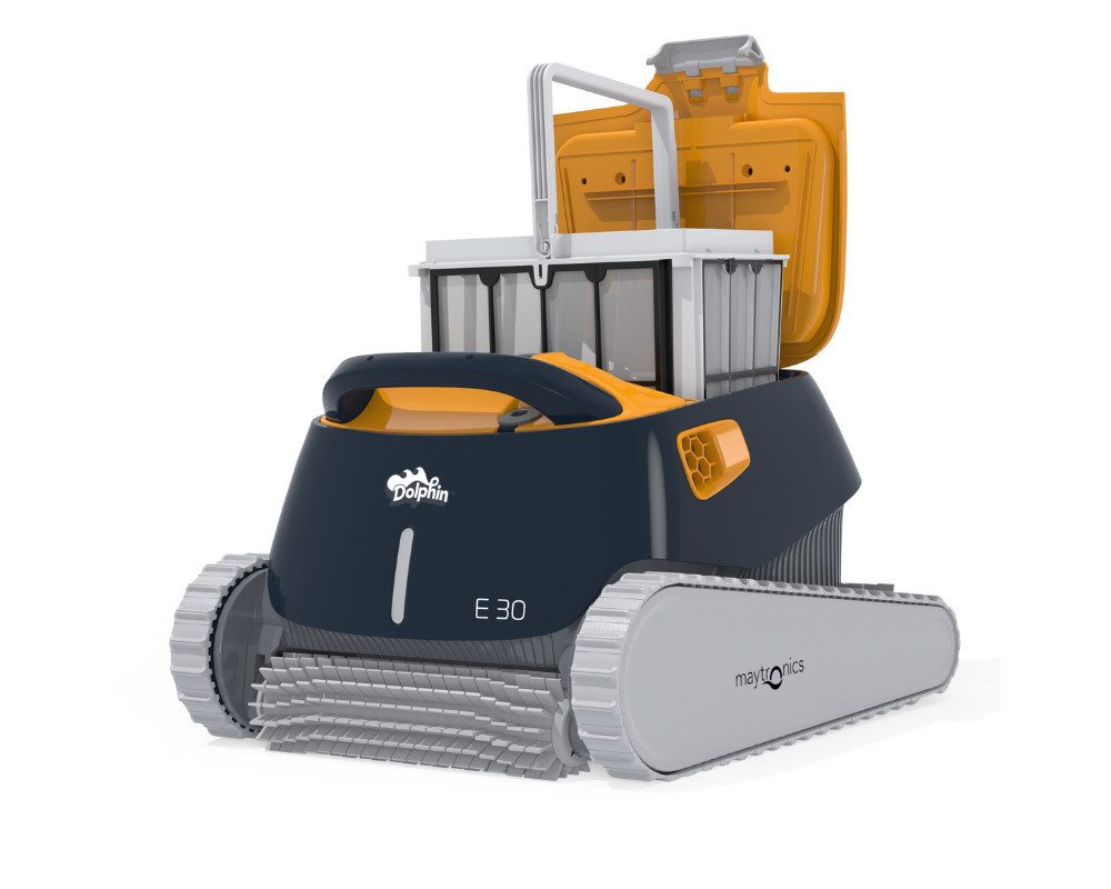 maytronics Poolbodensauger Dolphin E30 Poolroboter mit PVC Bürste