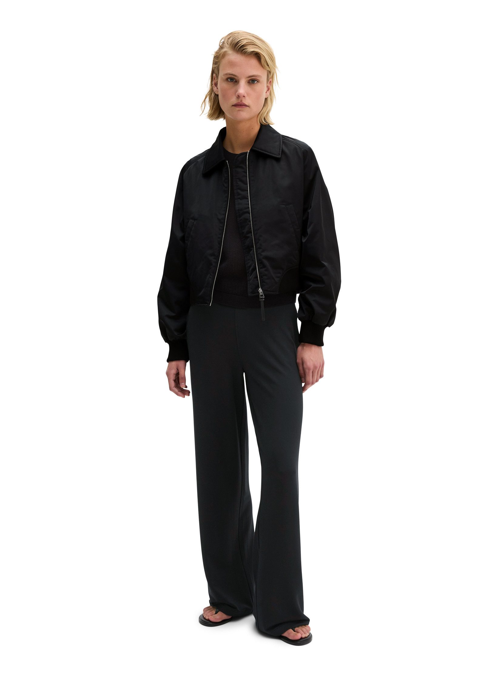 Marc O'Polo Blouson im Aviator-Stil regular aus recyceltem Shiny-Polyester-Twill – Bild 4 von 5