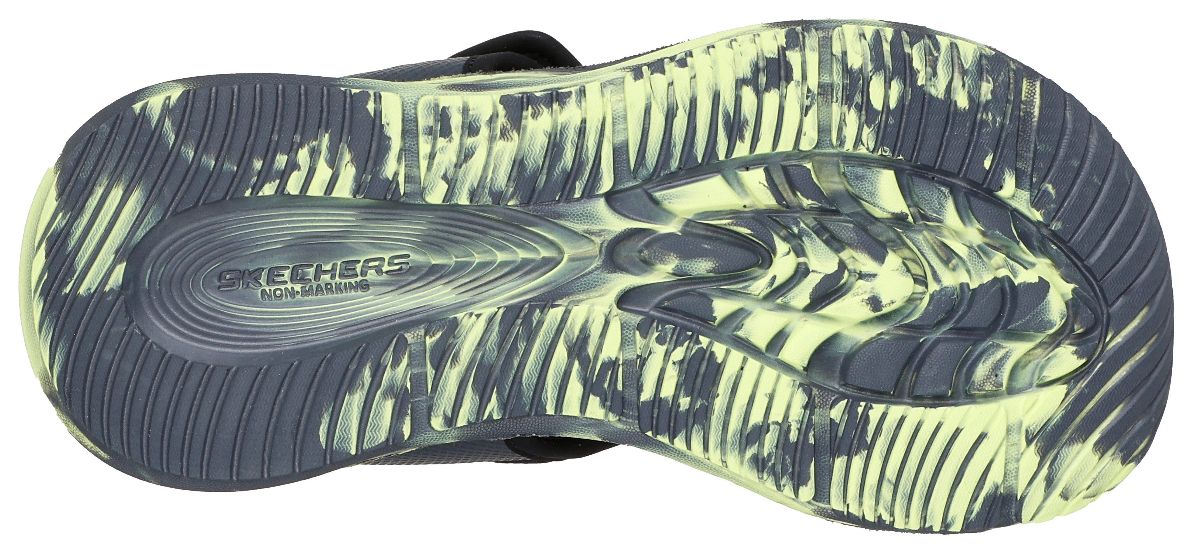 Skechers SOLA GLOW SANDAL Sandale Sandale mit Klettverschluss+Blinkfunk., Größenschablone zum Download