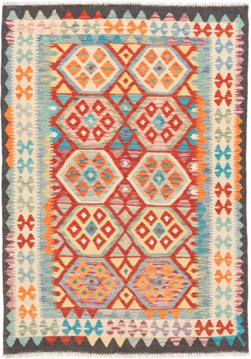 Orientteppich Kelim Afghan Trading, Orientteppich, 106x148 Nain mm 3 Handgewebter Höhe: rechteckig