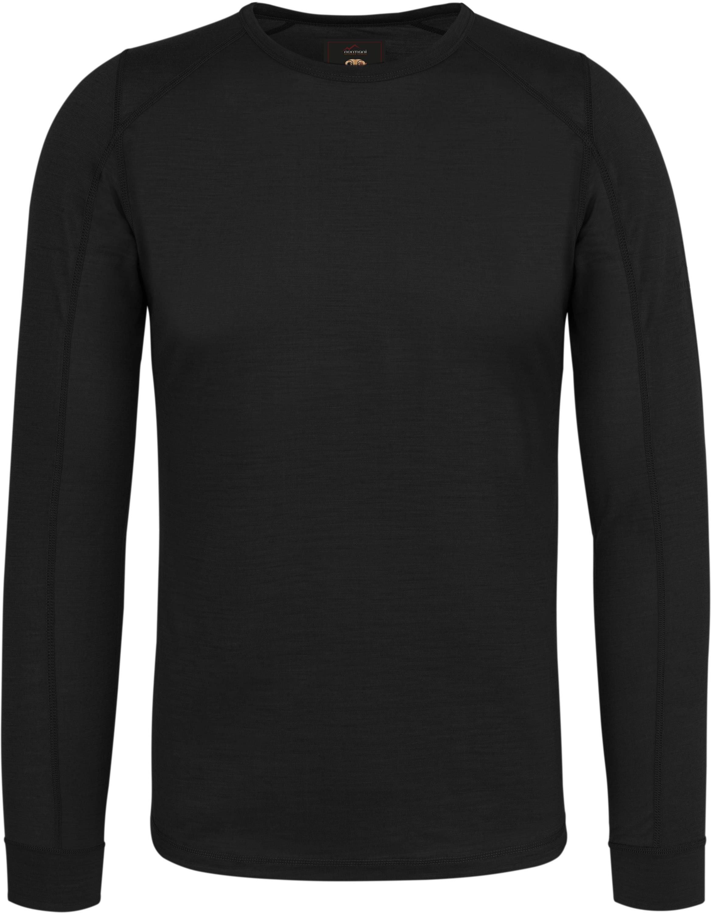 normani Langarmshirt Herren Merino Langarm Devonport Ultraleichtes Outdoor Sommer Shirt - 100 % RWS Merinowolle