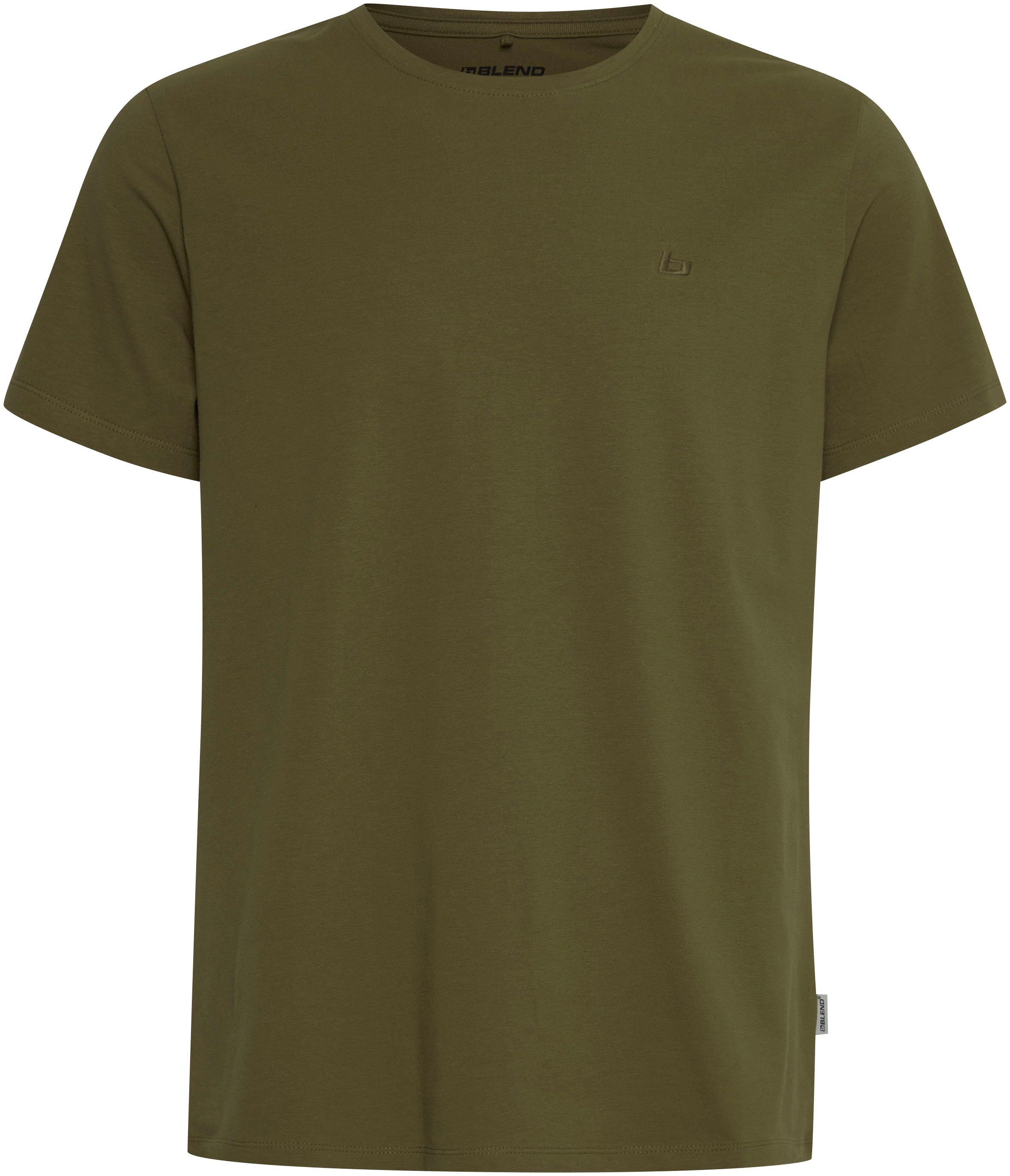 Blend 2-in-1-Langarmshirt crew BL grün T-shirt BHDinton