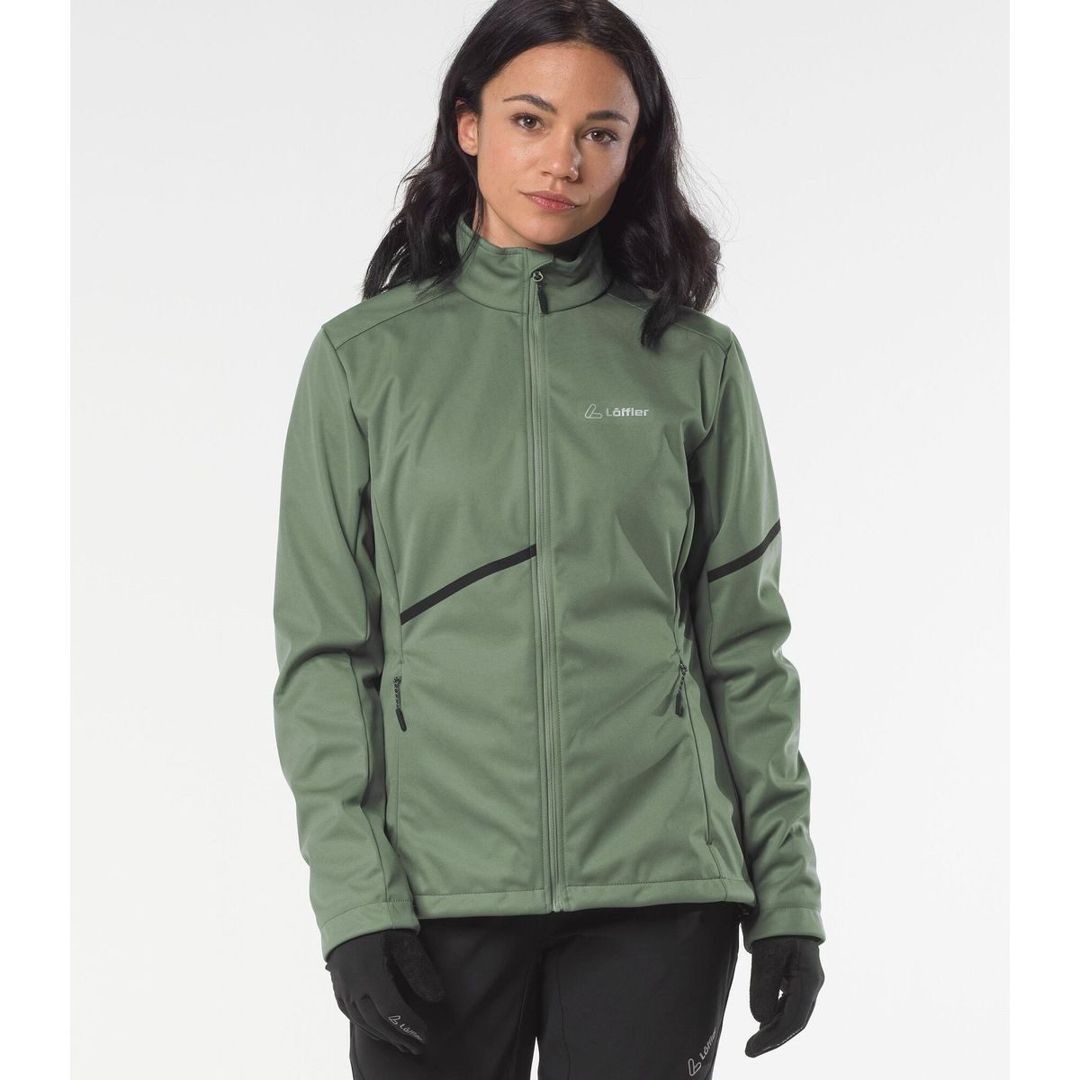 Löffler Skijacke Women Jacket Farida CF AB Light Leichte, winddichte und wasserabweisende Softshelljacke mit viel